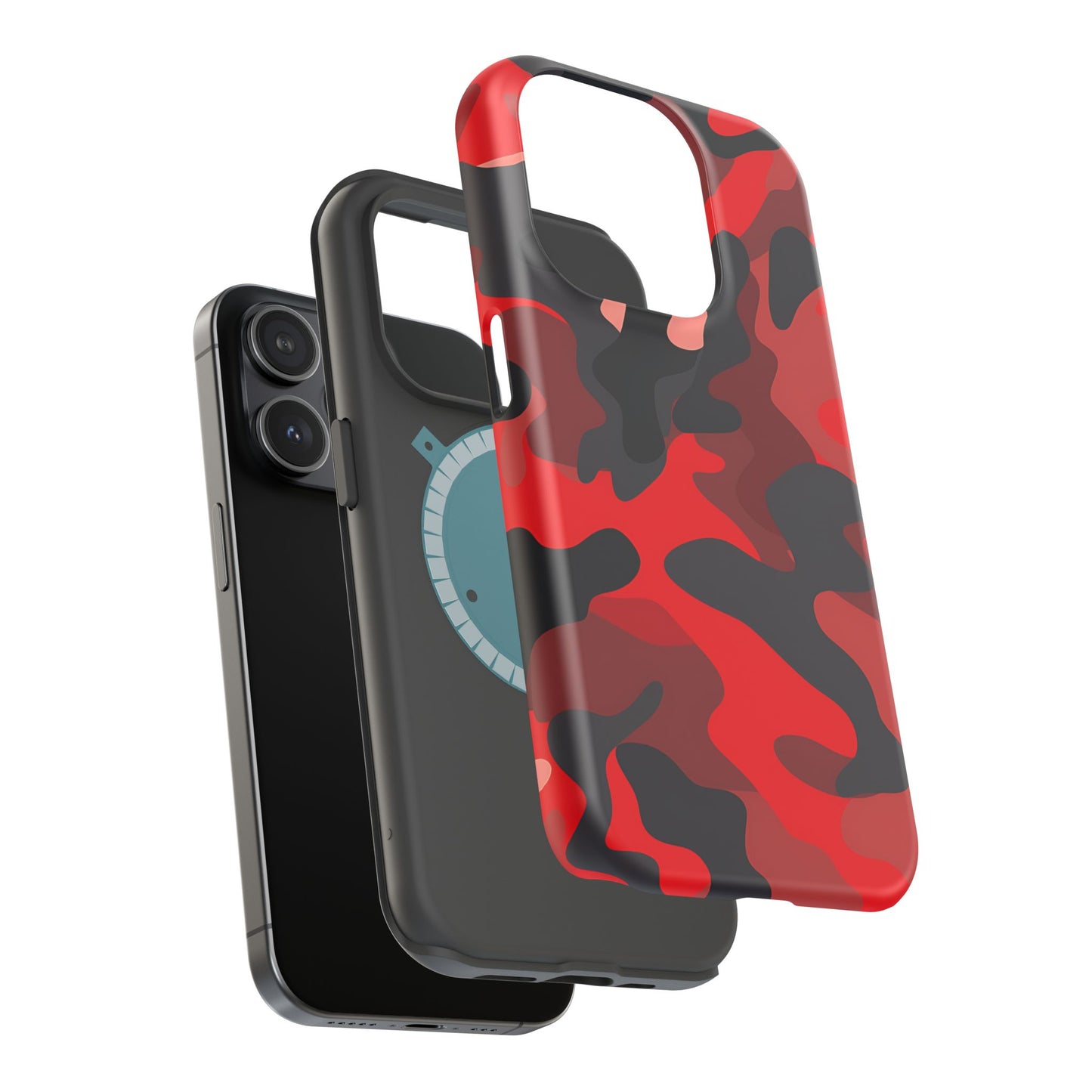 Camo Magnetic Tough Case | Phone Protection, Trendy Accessory, Durable Cover, Unique Style