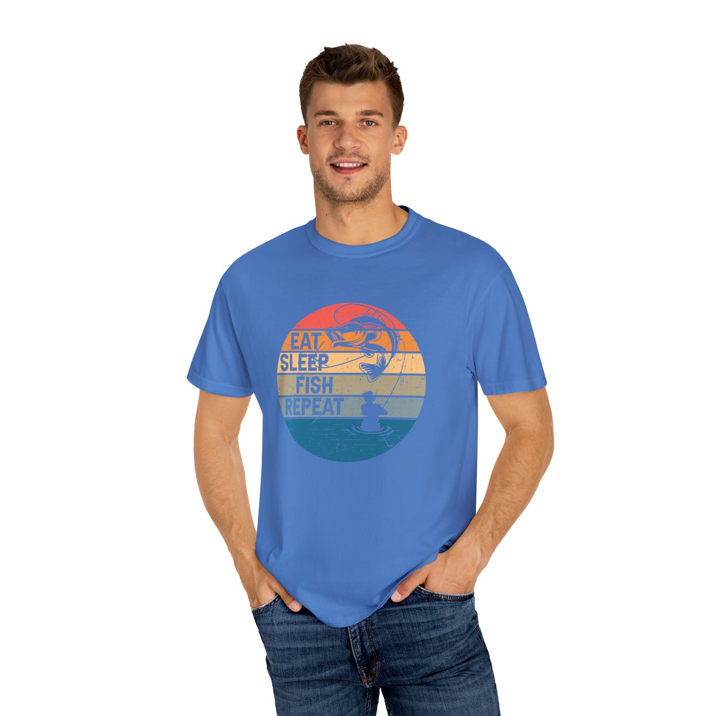 Eat Sleep Fish Repeat T-shirt