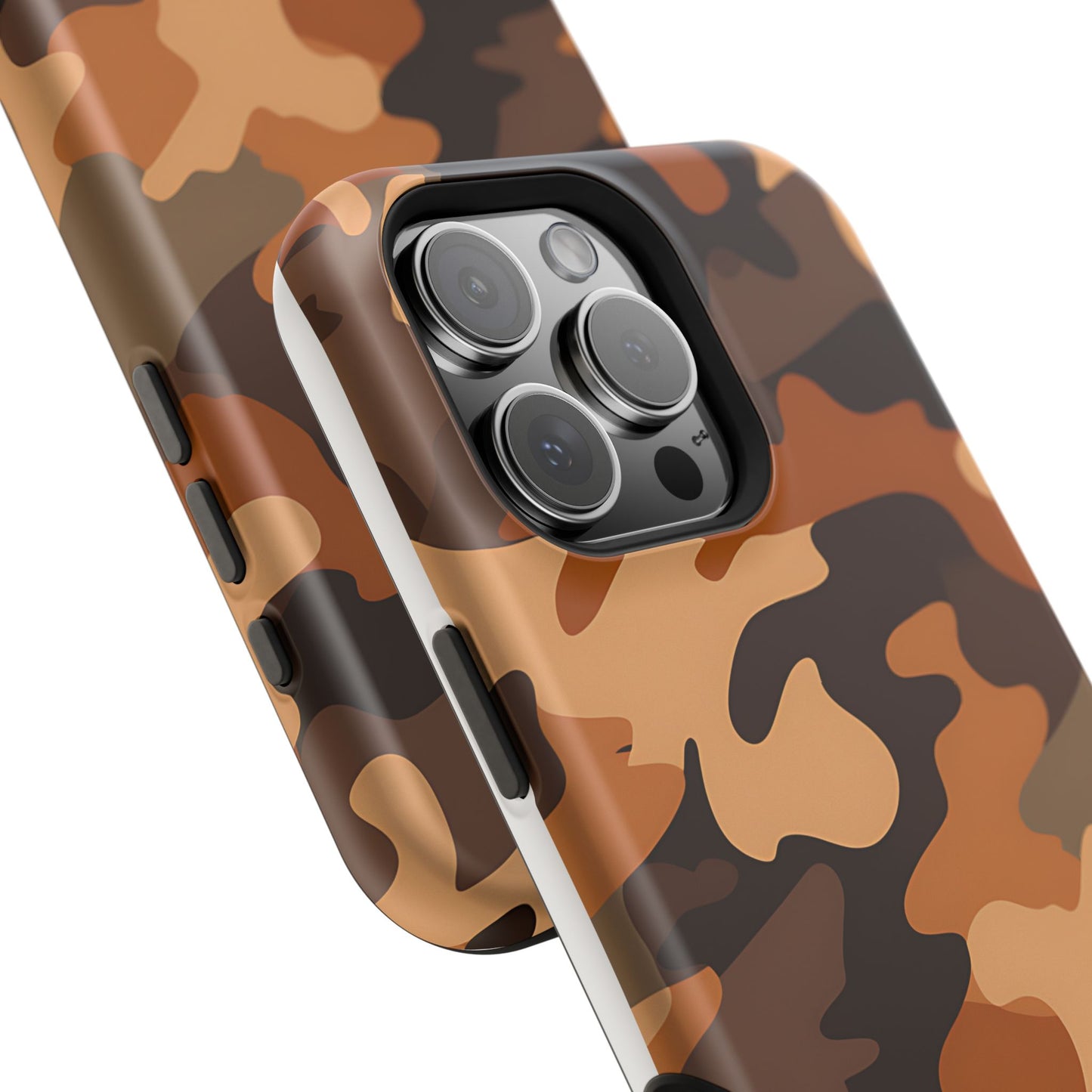 Camo Magnetic Impact Phone Case — Rugged Brown Camouflage iPhone Cover