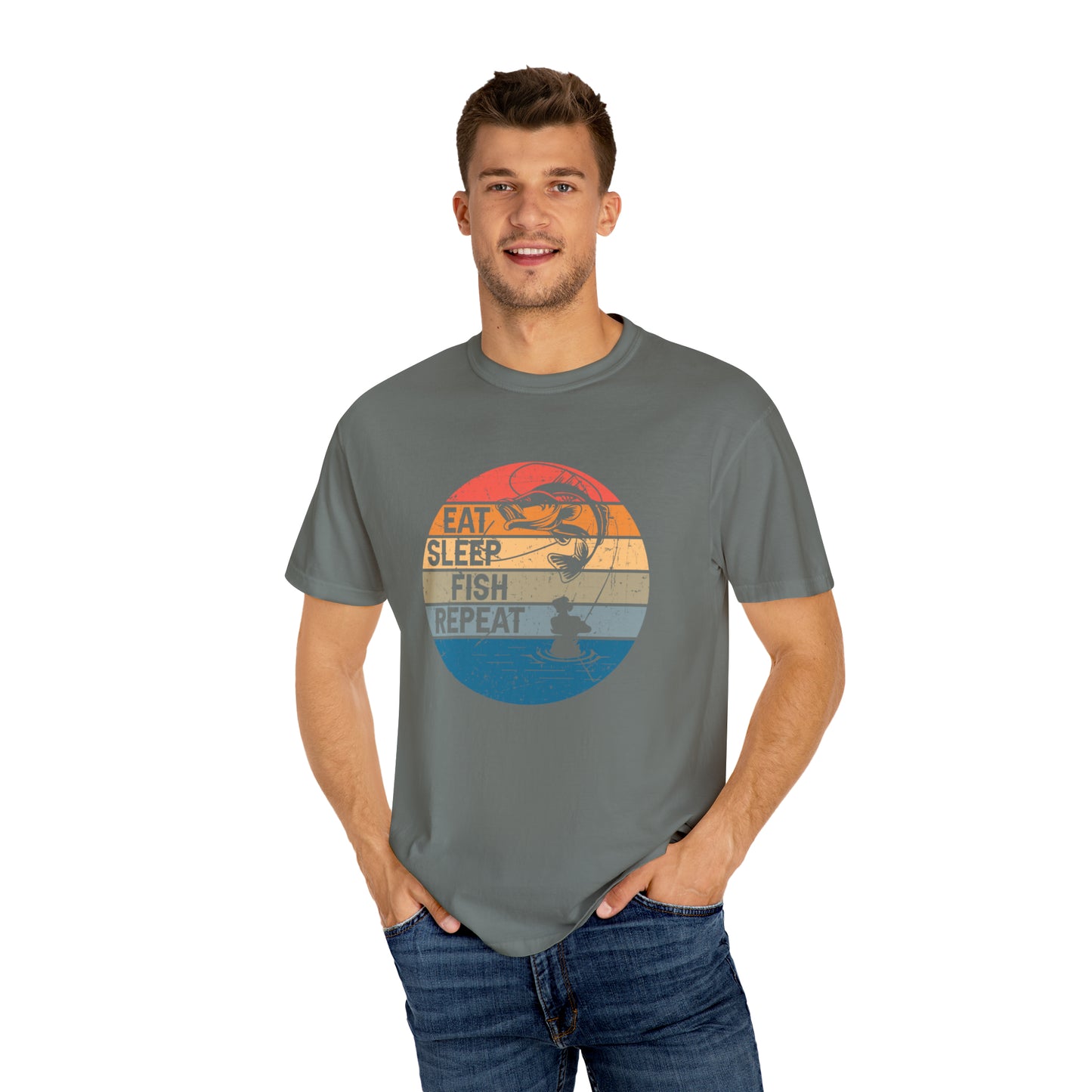 Eat Sleep Fish Repeat T-shirt