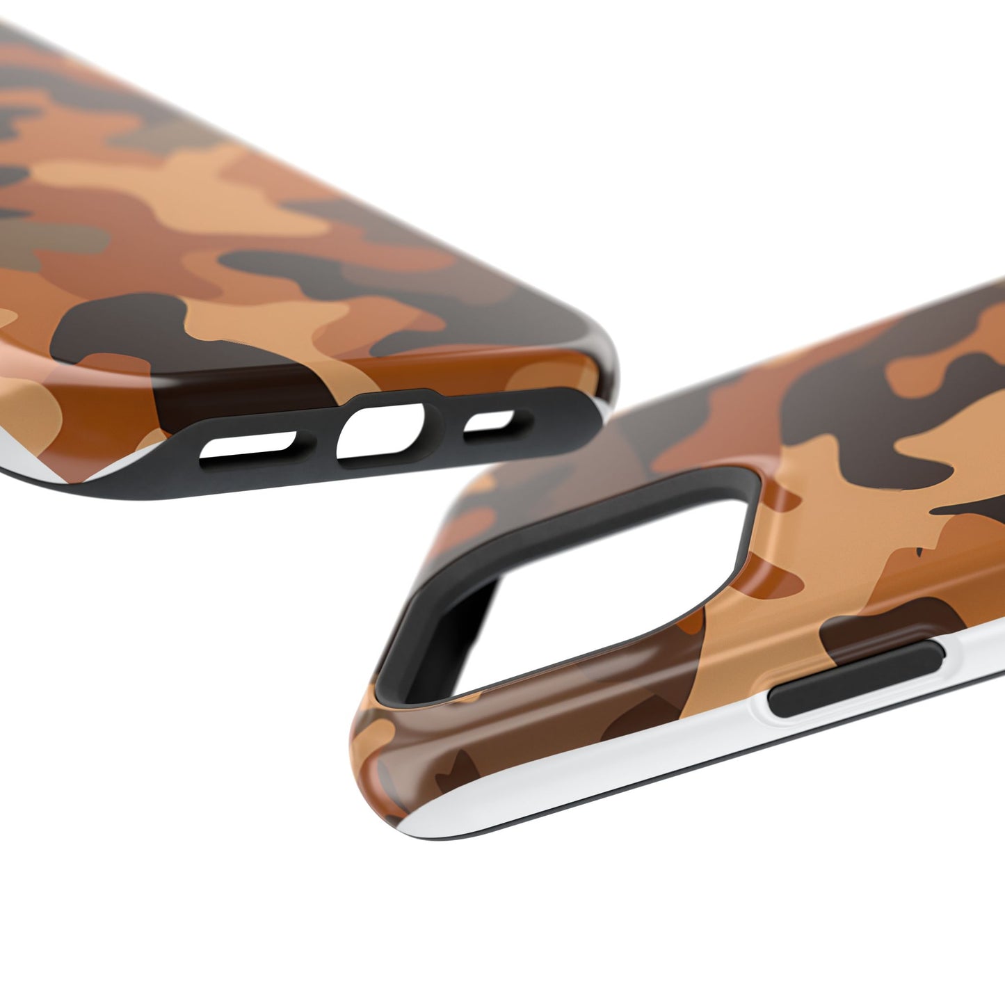 Camo Magnetic Impact Phone Case — Rugged Brown Camouflage iPhone Cover