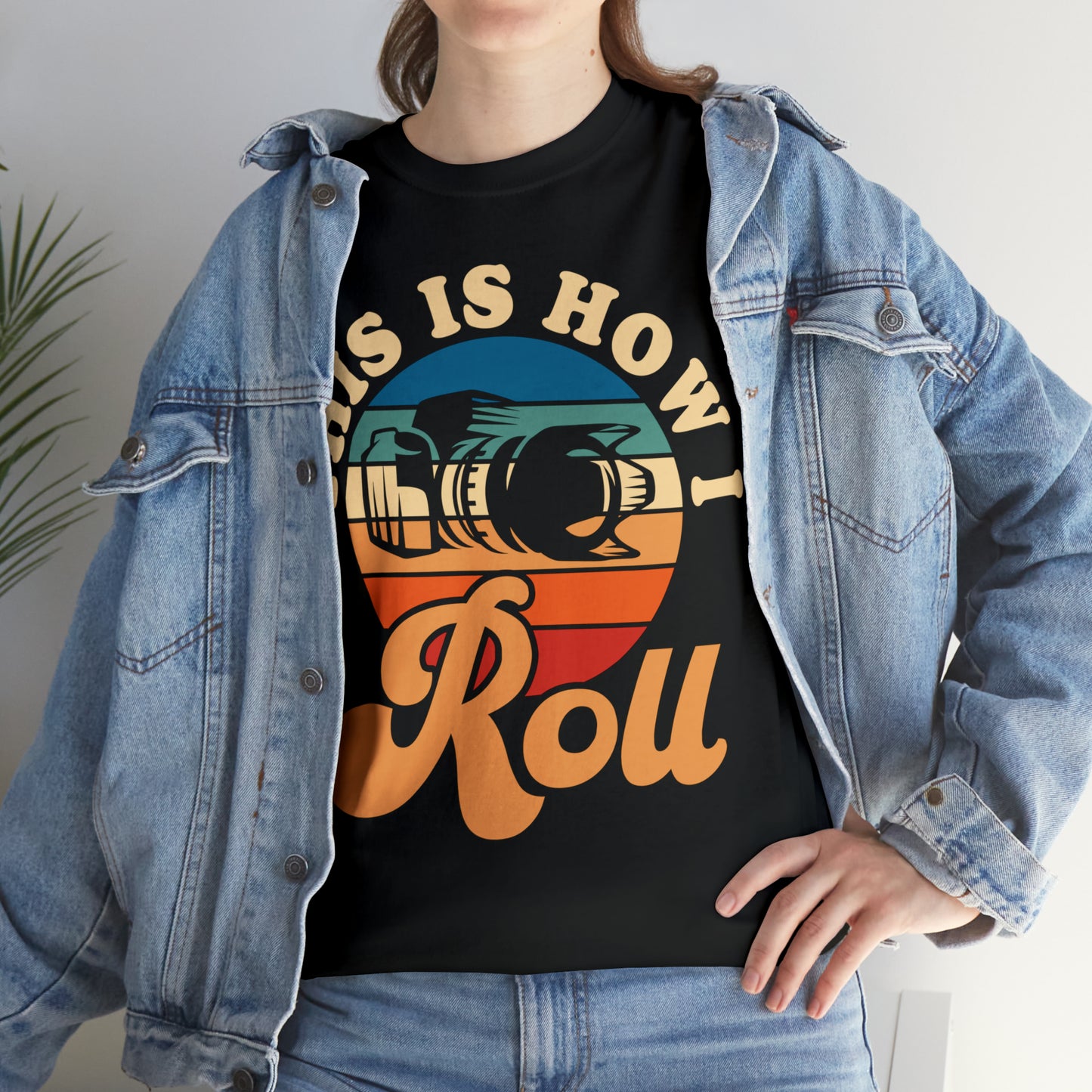This Is How I Roll Camera Photography Cotton Tee