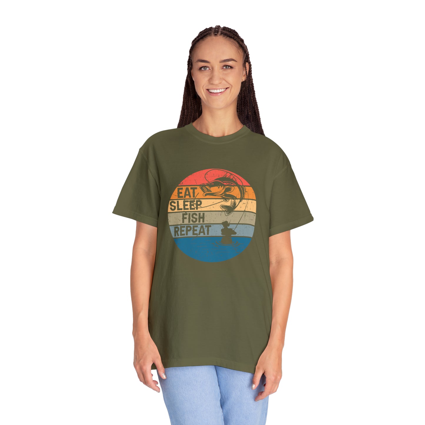 Eat Sleep Fish Repeat T-shirt