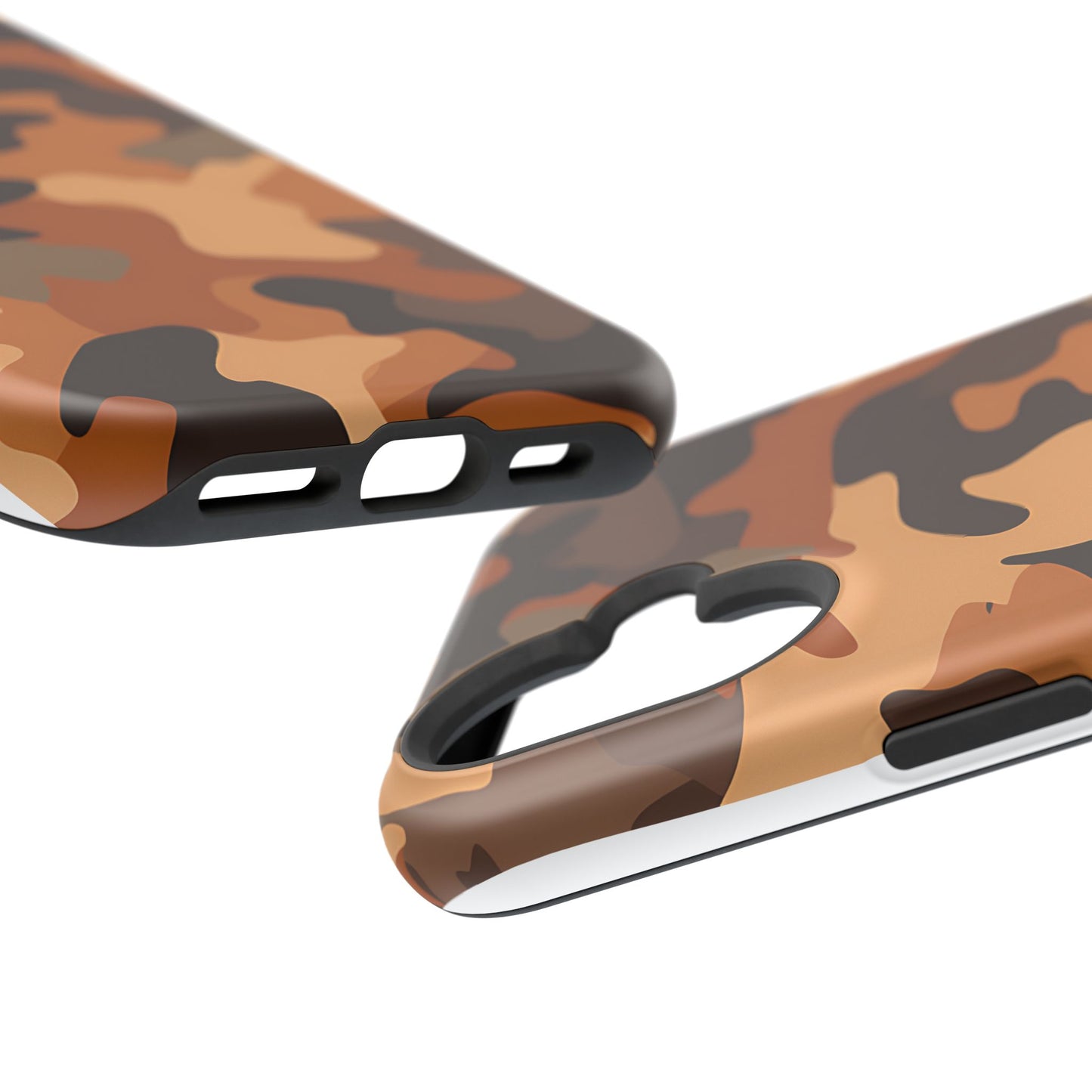 Camo Magnetic Impact Phone Case — Rugged Brown Camouflage iPhone Cover