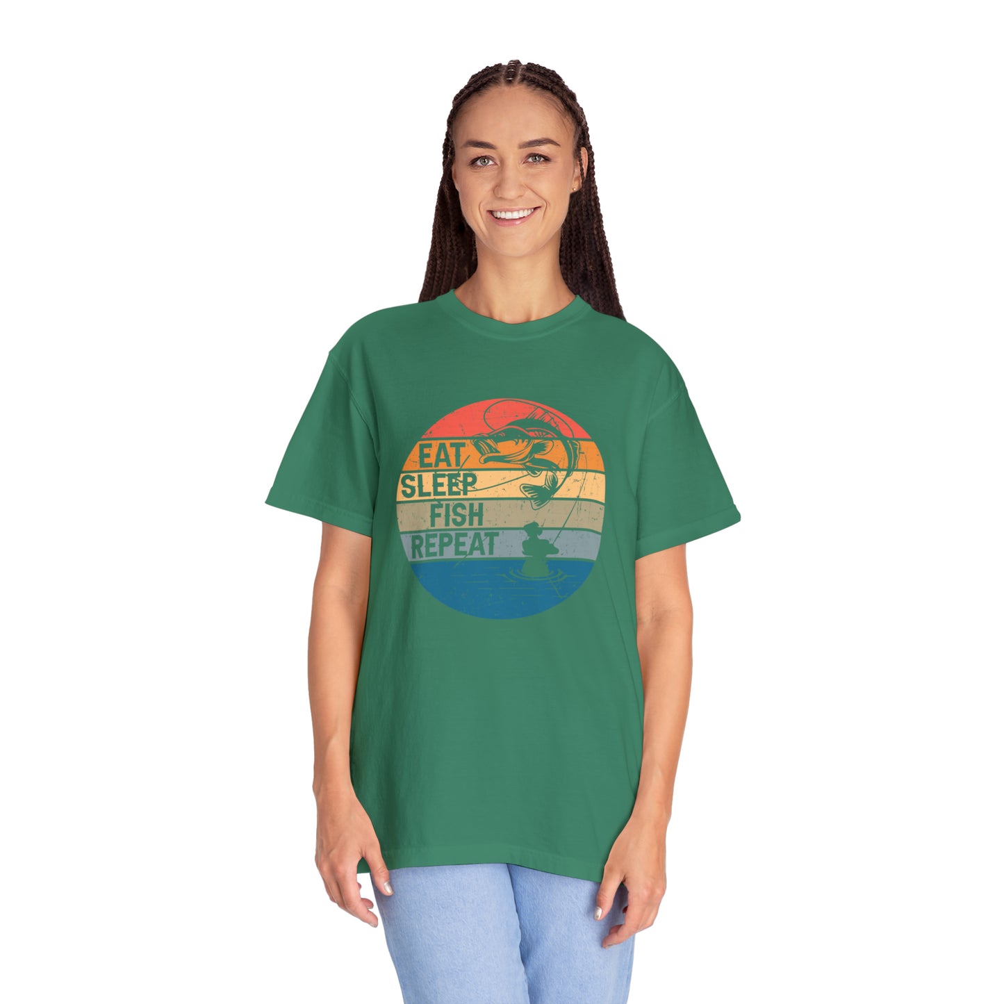 Eat Sleep Fish Repeat T-shirt