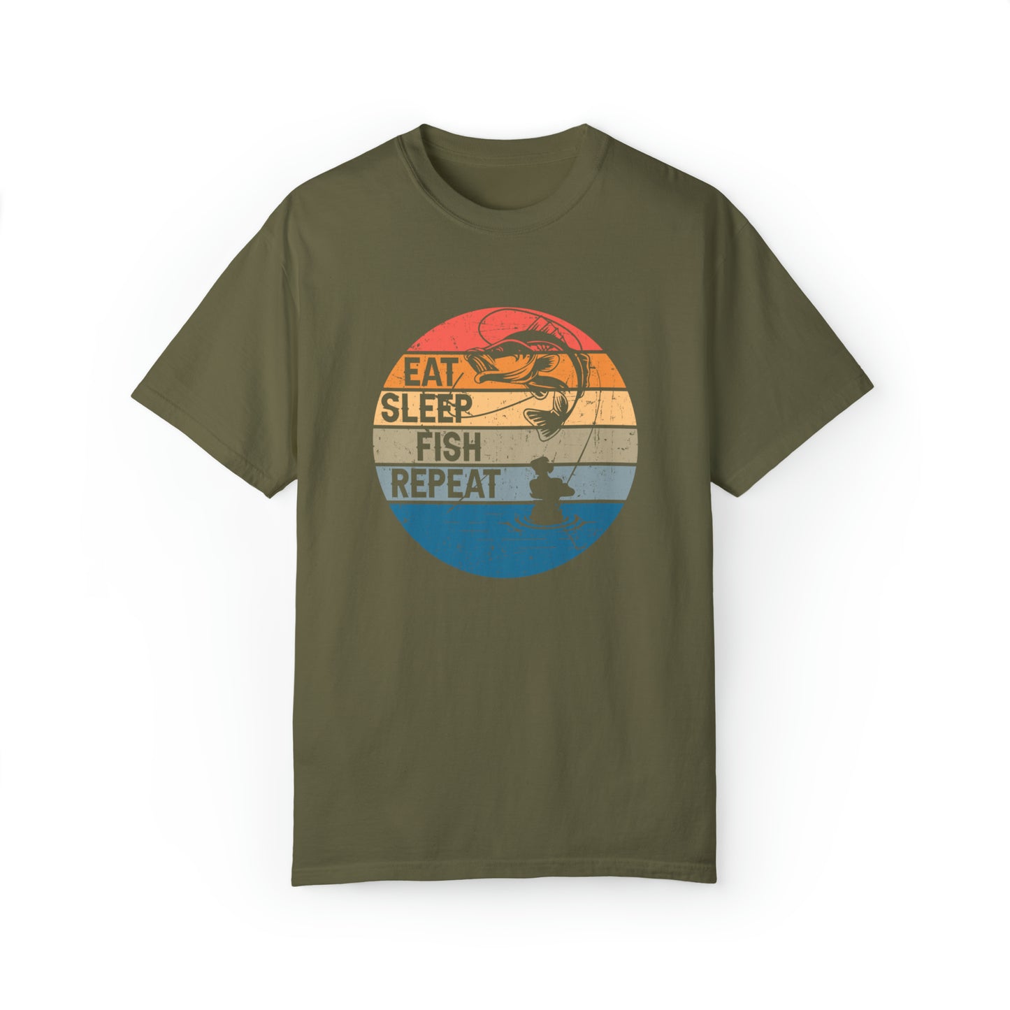 Eat Sleep Fish Repeat T-shirt