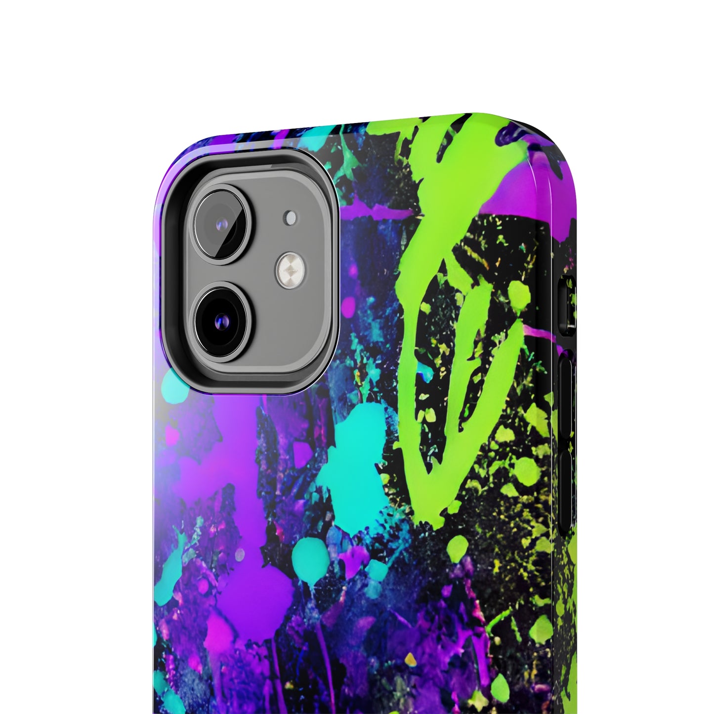 Tough Phone Cases Neon Paint