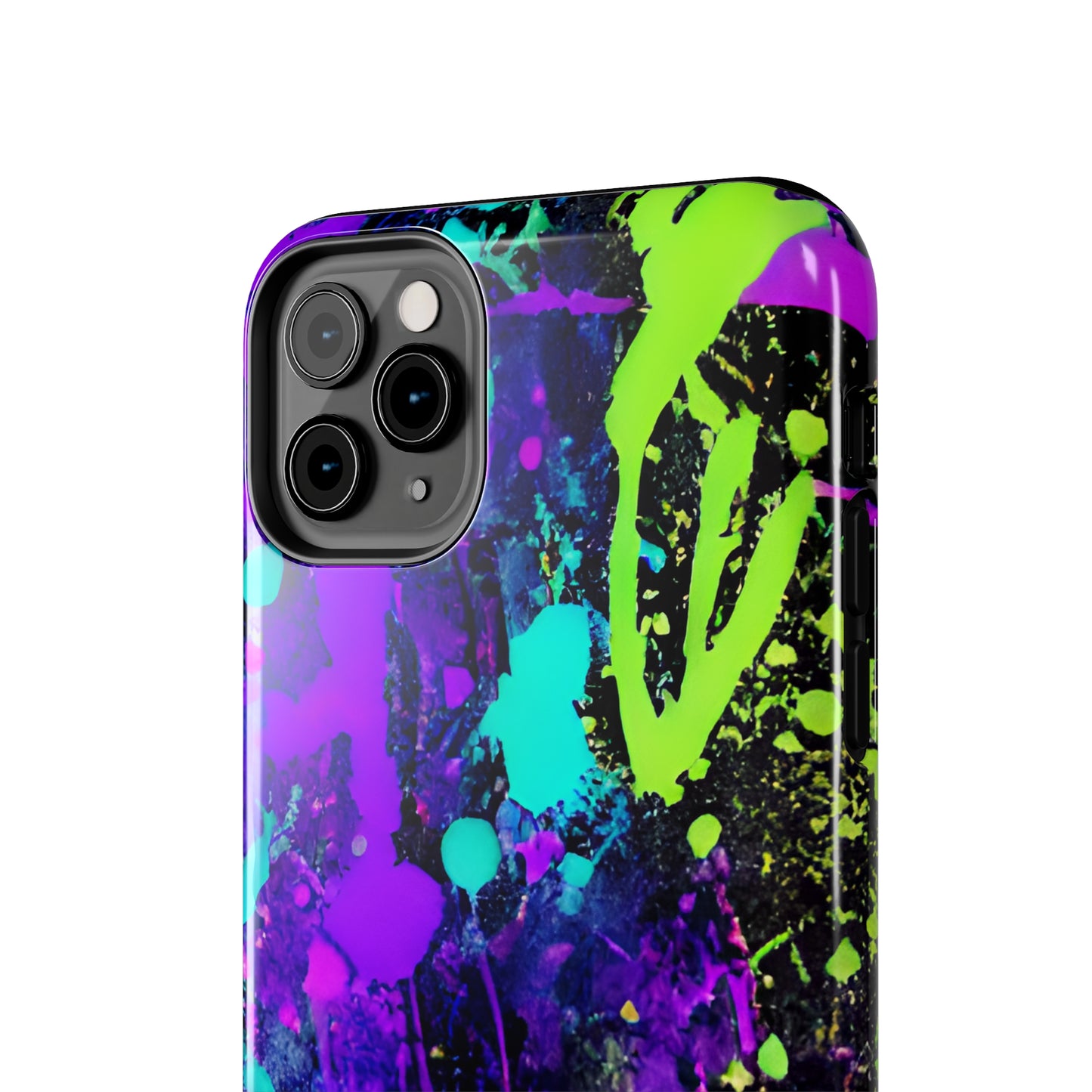 Tough Phone Cases Neon Paint