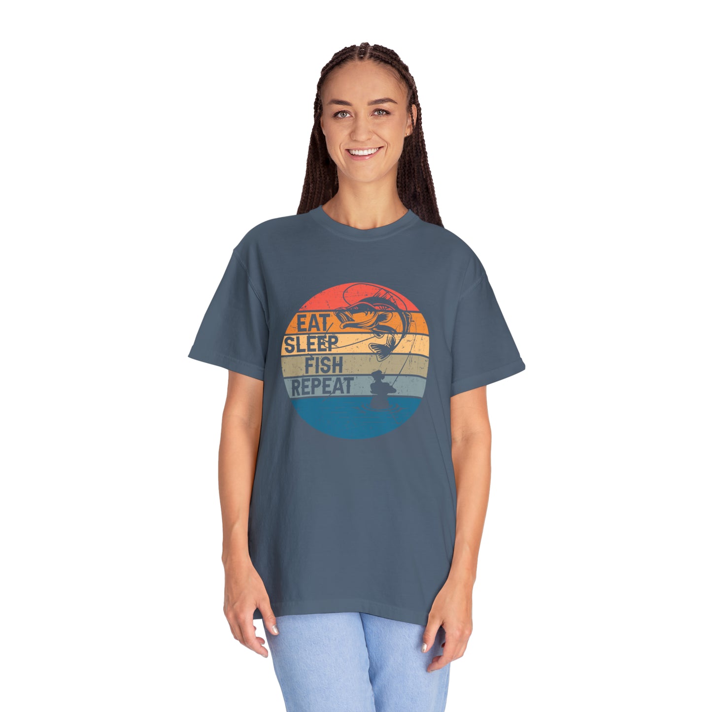 Eat Sleep Fish Repeat T-shirt