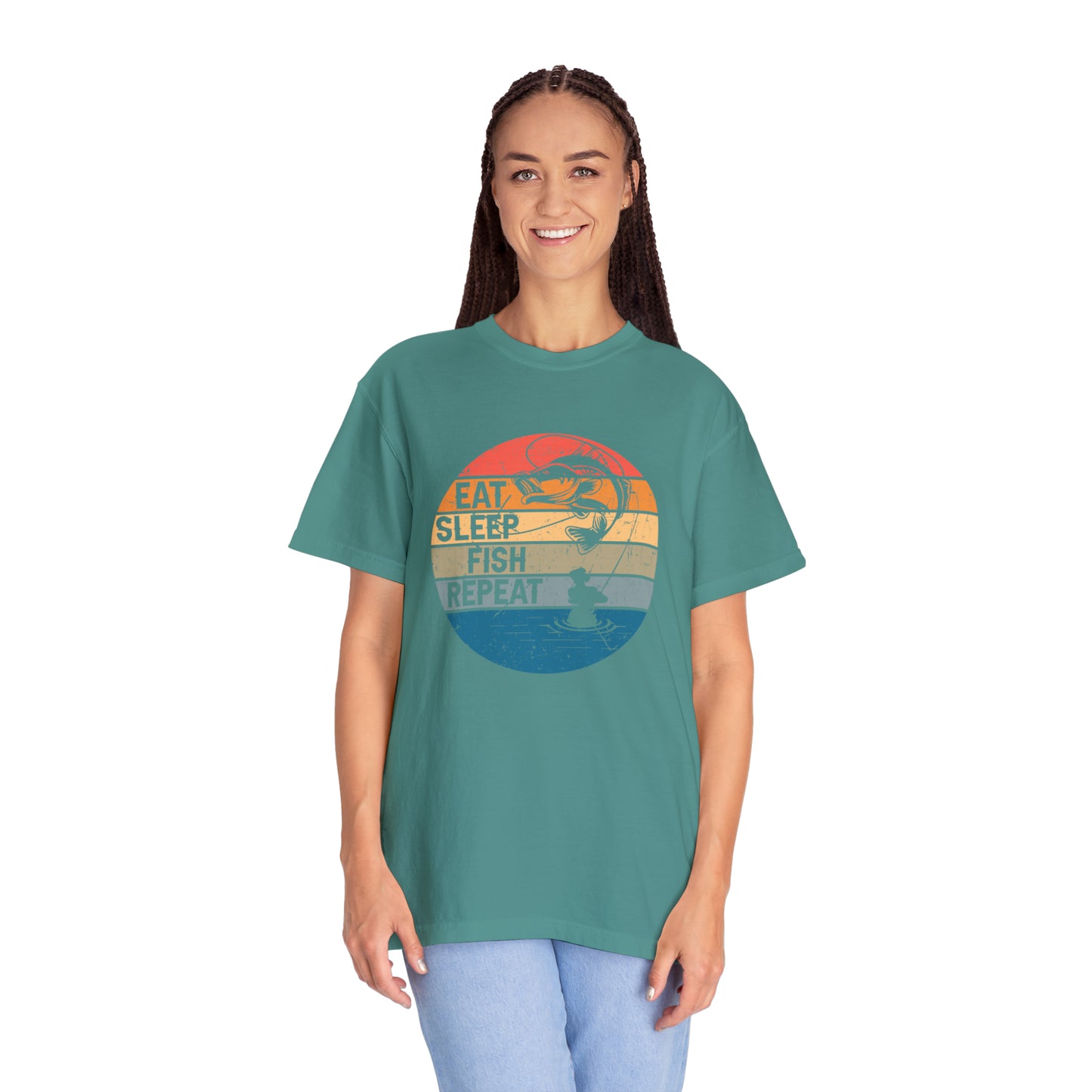 Eat Sleep Fish Repeat T-shirt