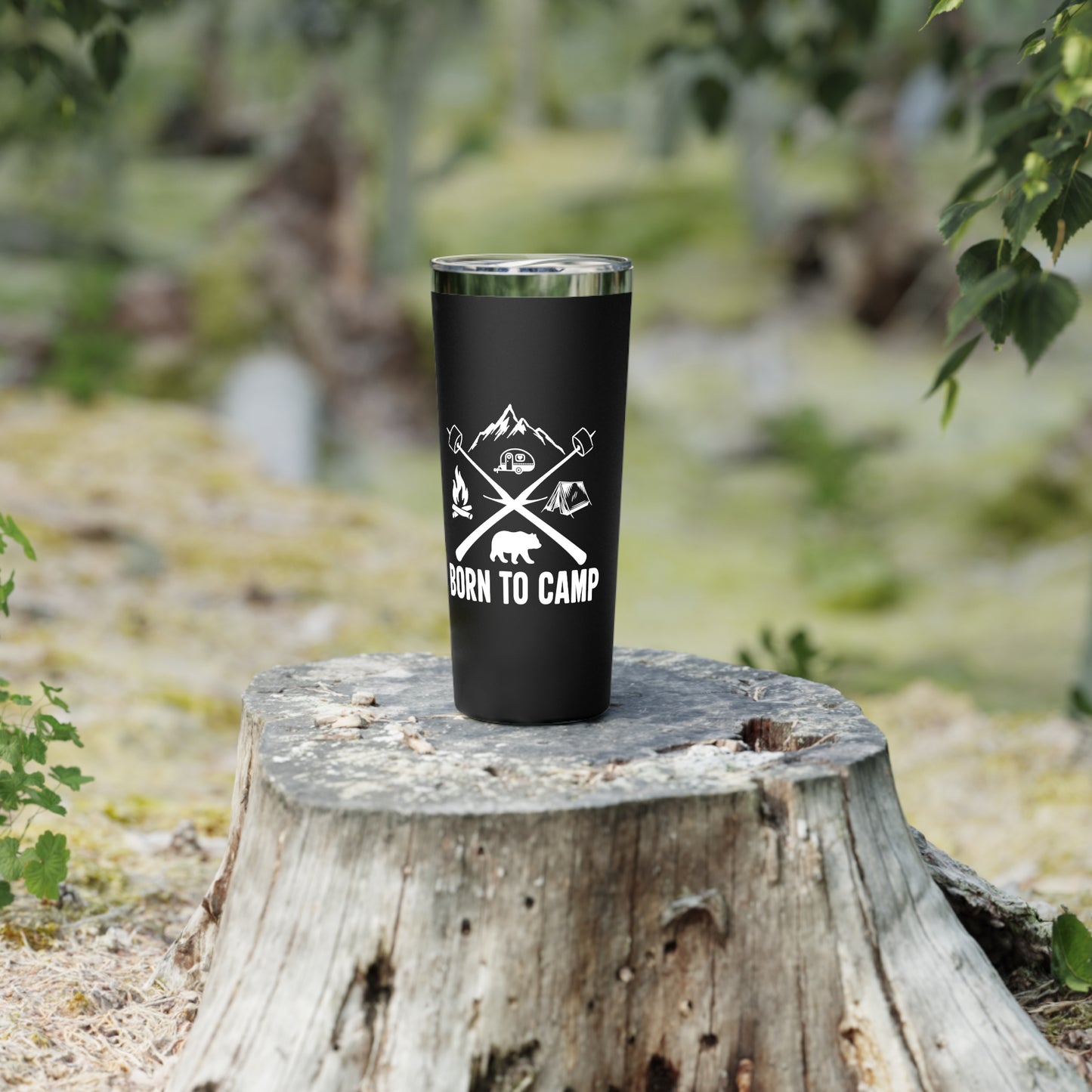Copper Vacuum Insulated Tumbler, 22oz Born To Camp