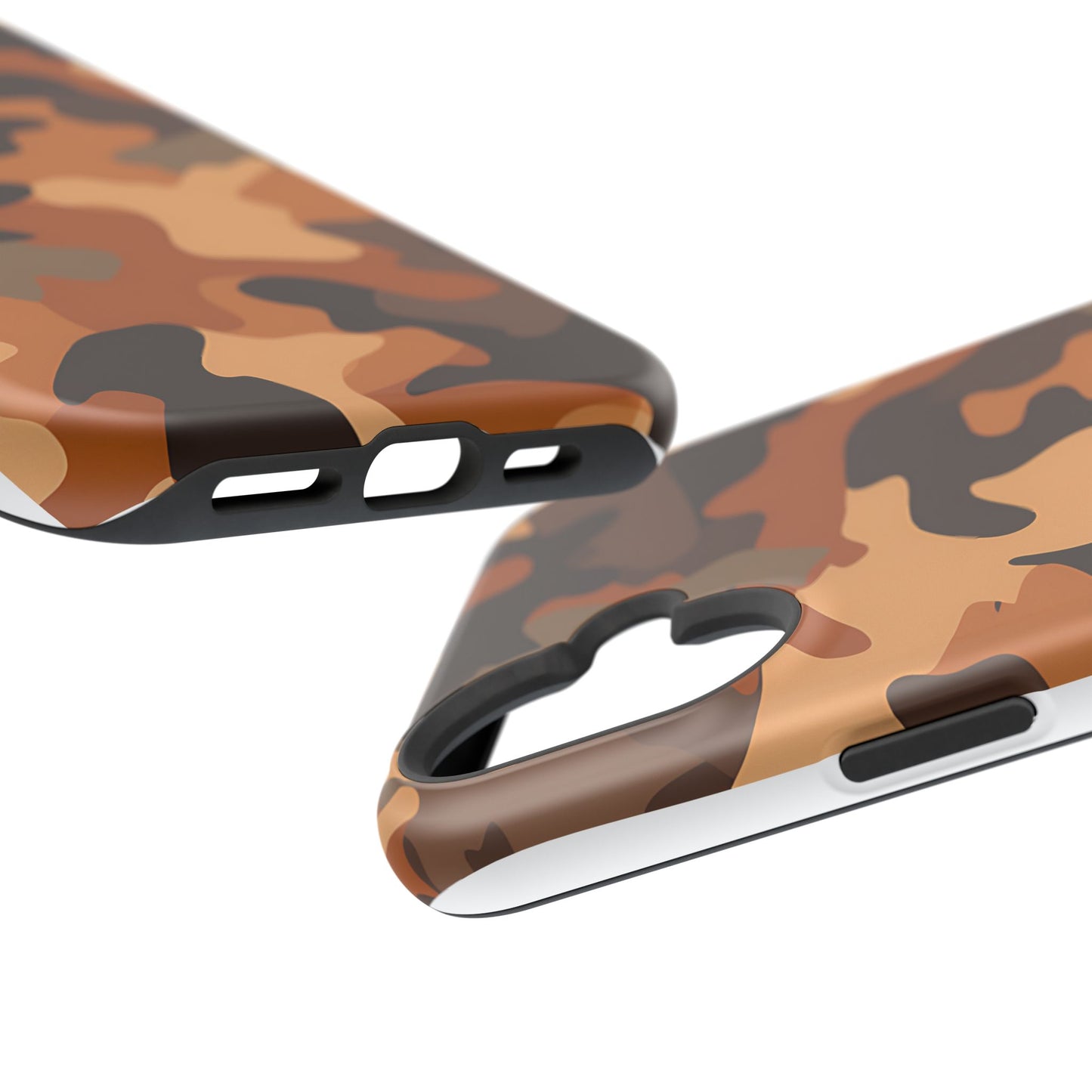 Camo Magnetic Impact Phone Case — Rugged Brown Camouflage iPhone Cover