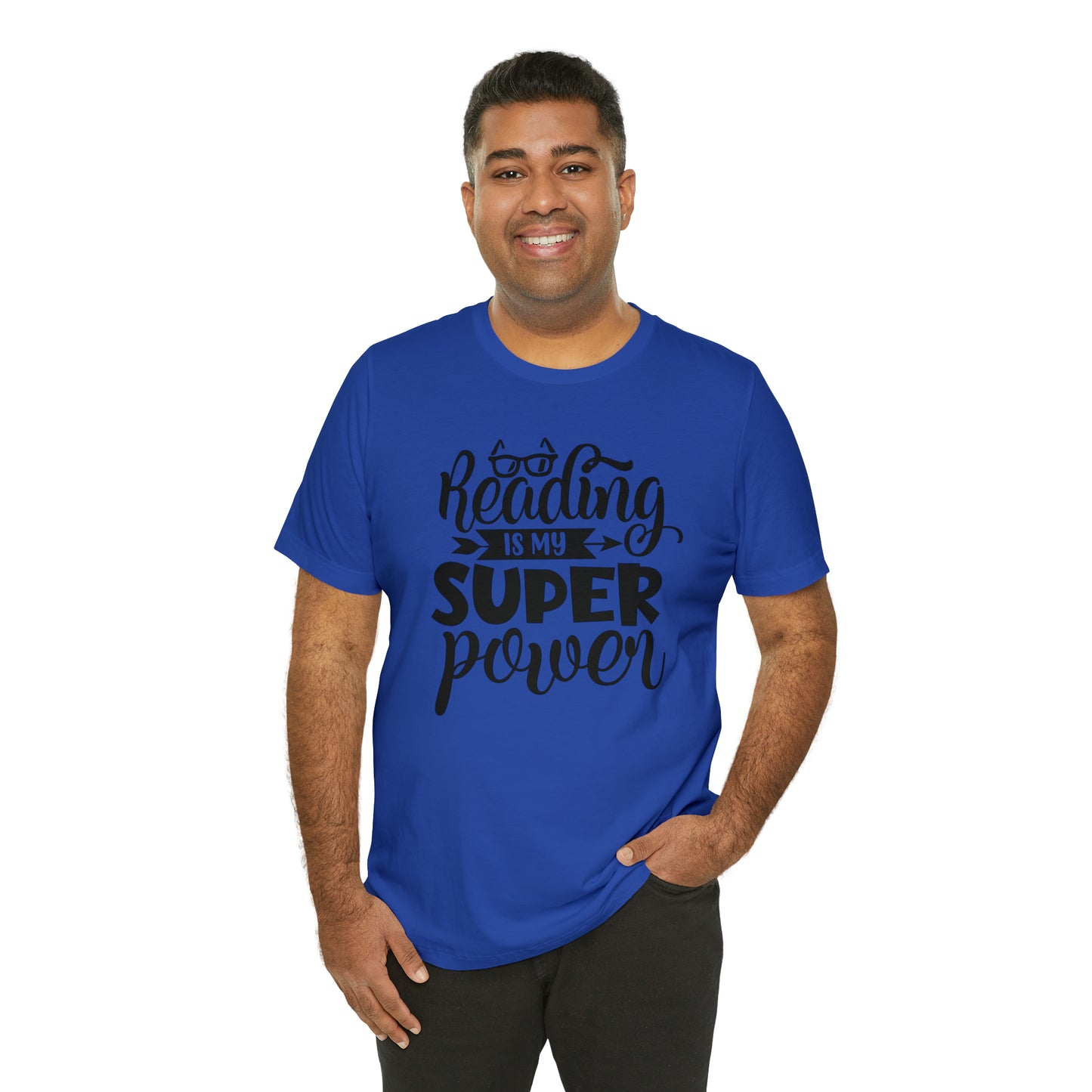 Reading Is My Super Power Short Sleeve Tee