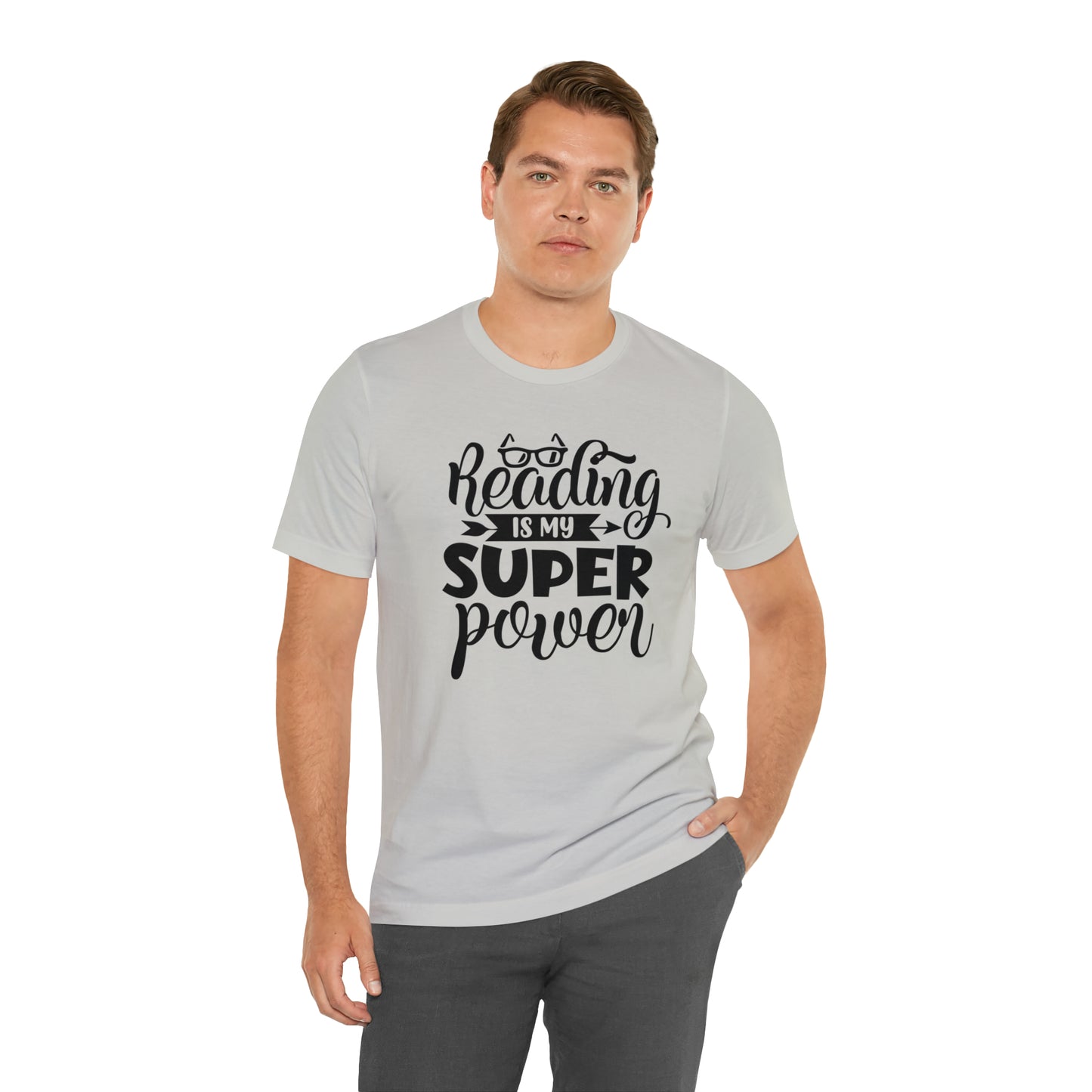 Reading Is My Super Power Short Sleeve Tee