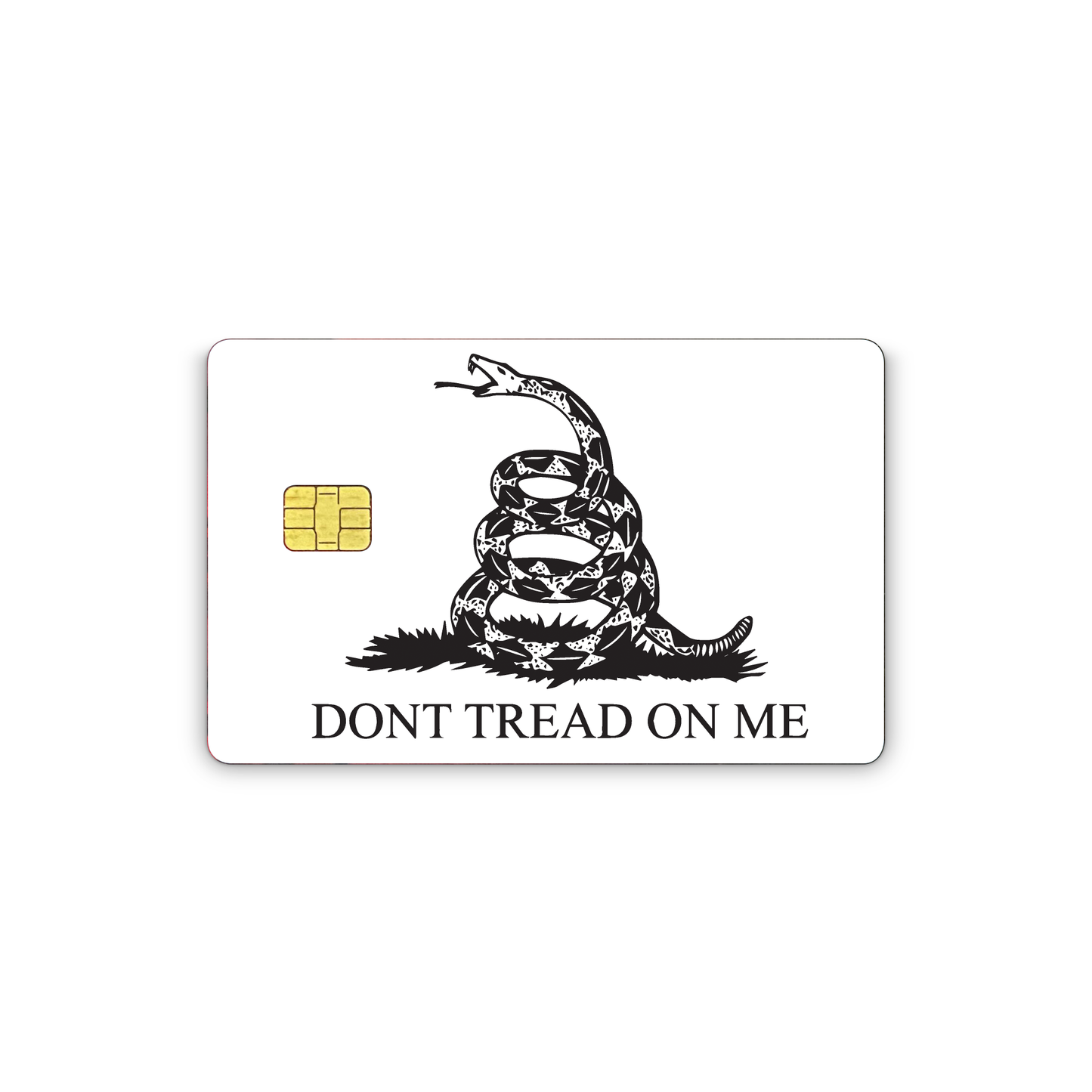 Don't Tread On Me Credit Card Vinyl Skin