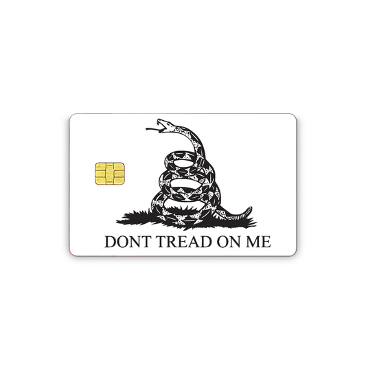 Don't Tread On Me Credit Card Vinyl Skin