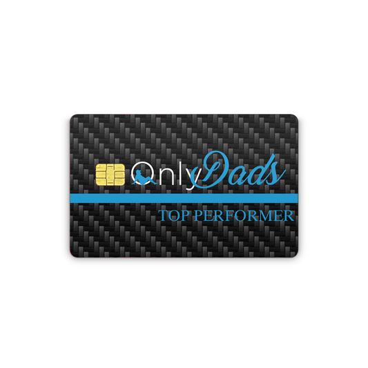 Only Dad's Credit Card Skins Vinyl Decal