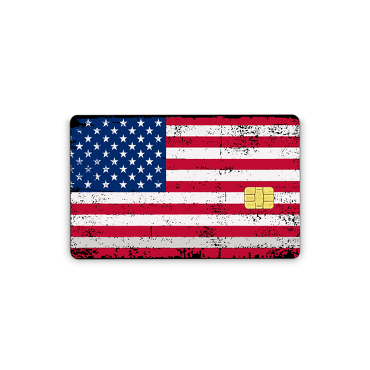 American Flag Credit Card Vinyl Skin
