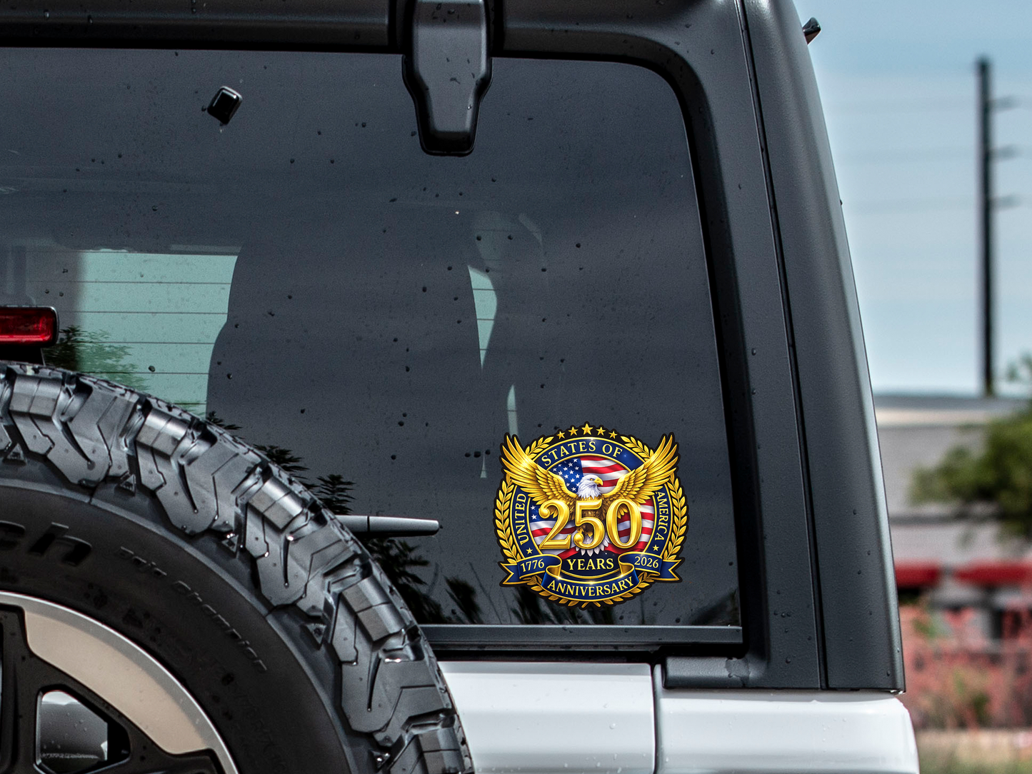 America 250th Anniversary Decal