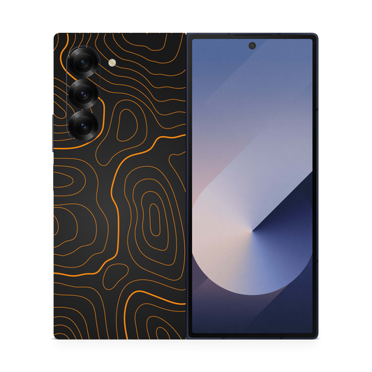 Topographic Phone Skins Compatible With Samsung Galaxy Z Fold