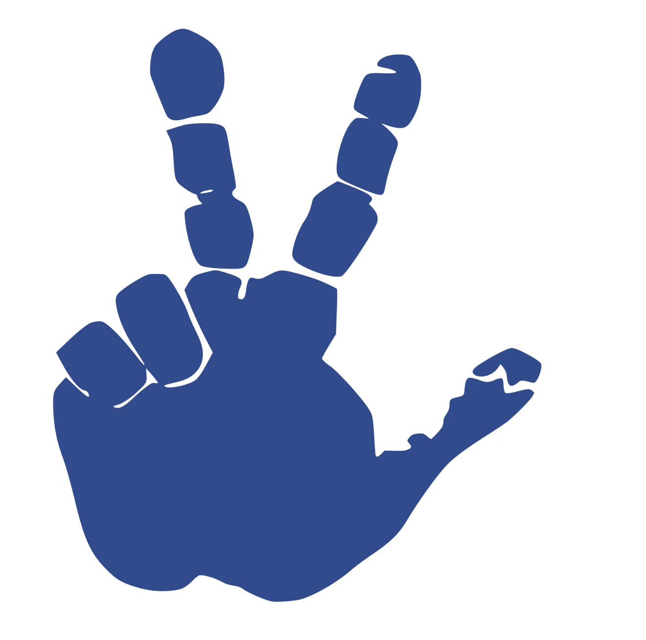 Set of Hand Wave Peace Wave Decals for Jeep Side Mirrors- Left & Right Wave decals