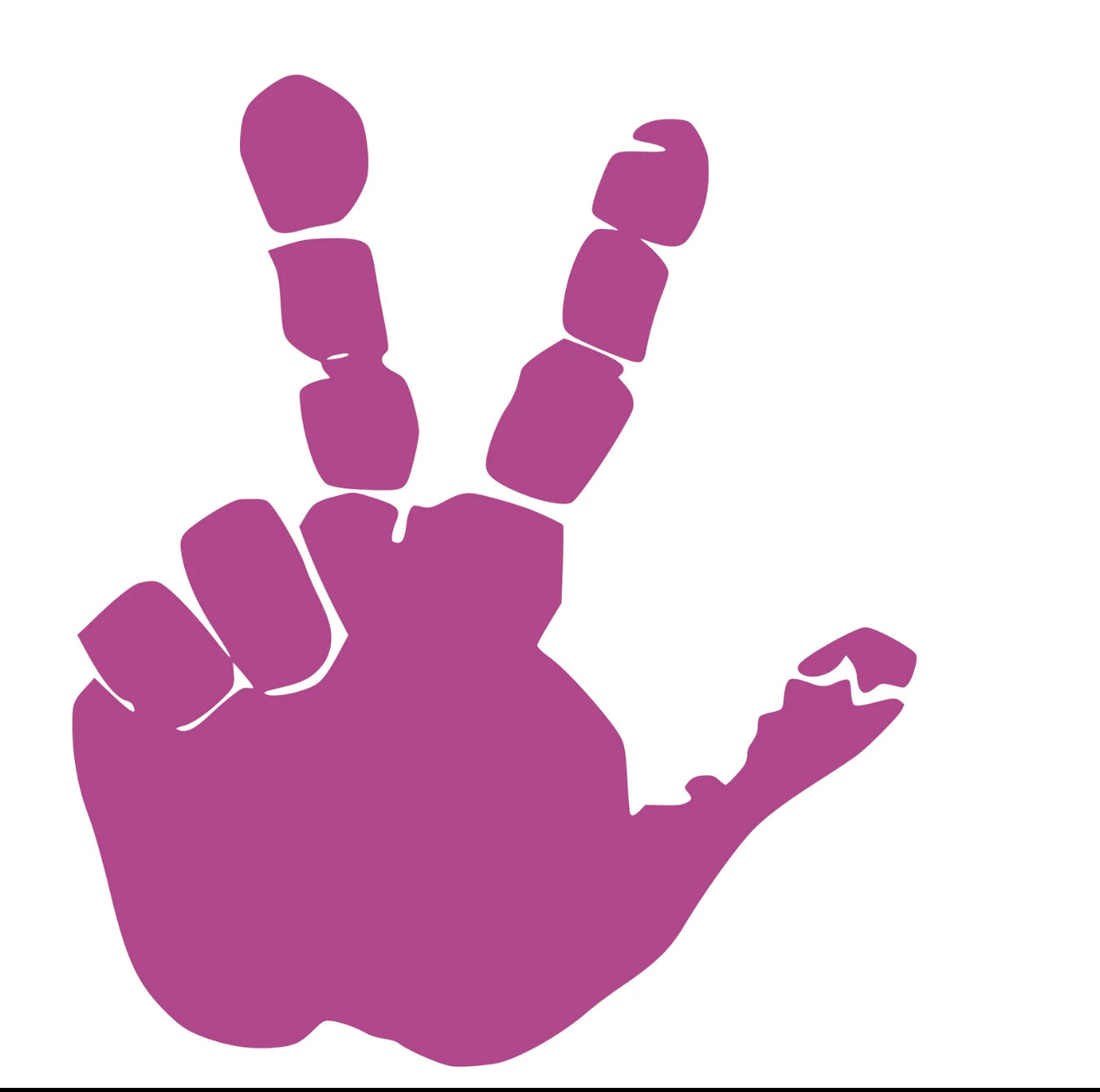 Set of Hand Wave Peace Wave Decals for Jeep Side Mirrors- Left & Right Wave decals
