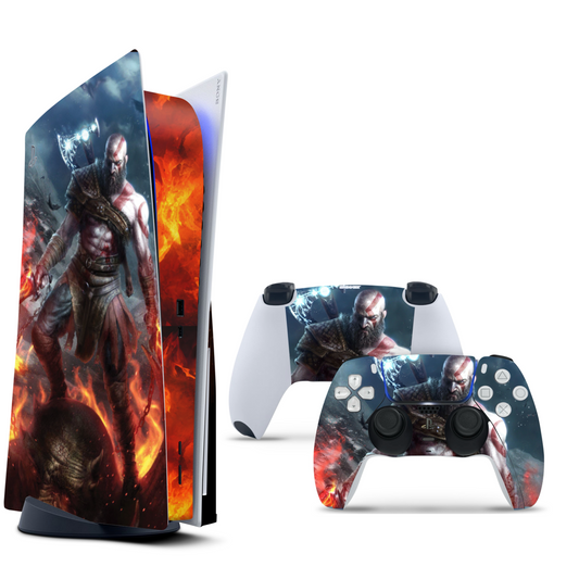 Vinyl Skins God Of War Compatible with PS5