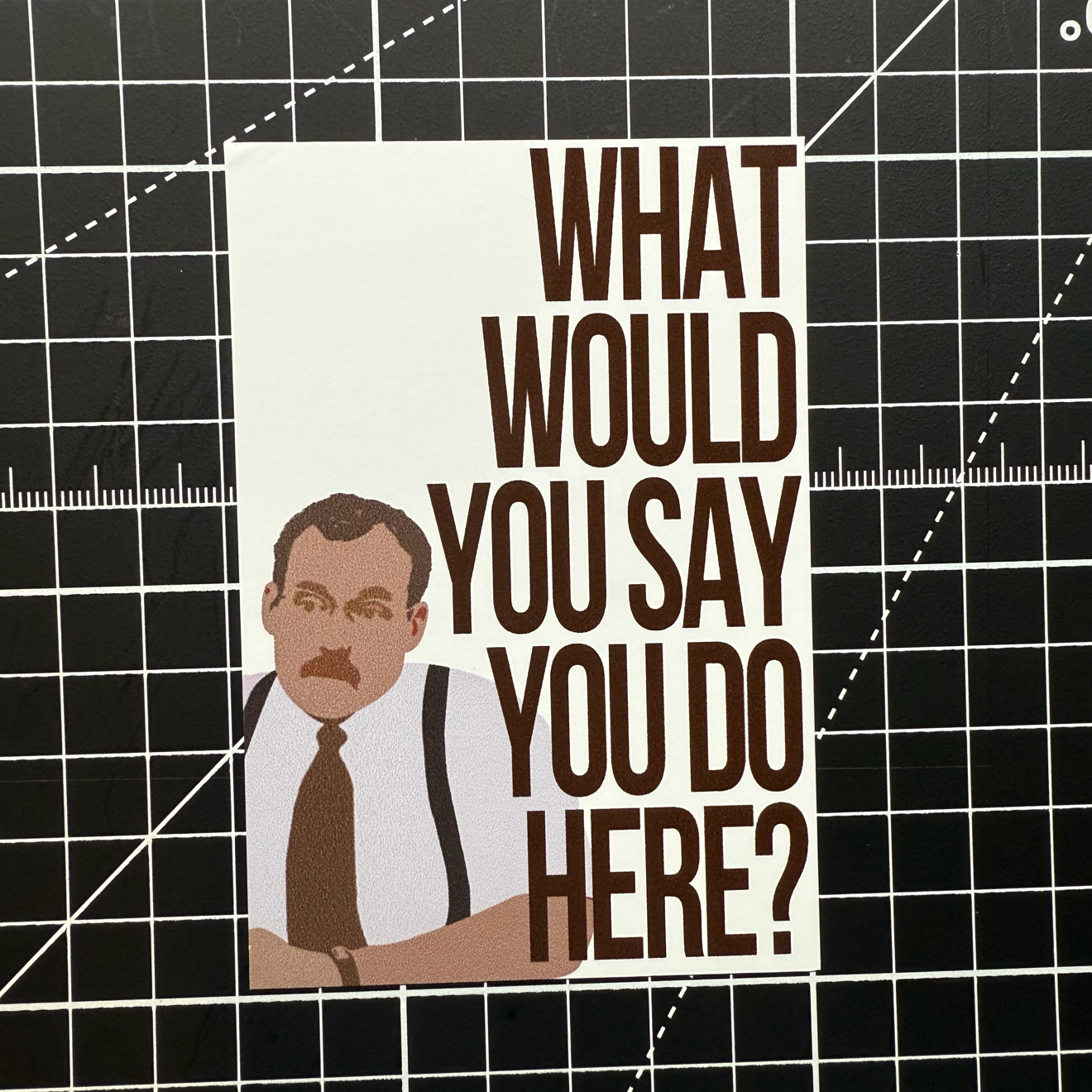Office Space Funny Vinyl Decal