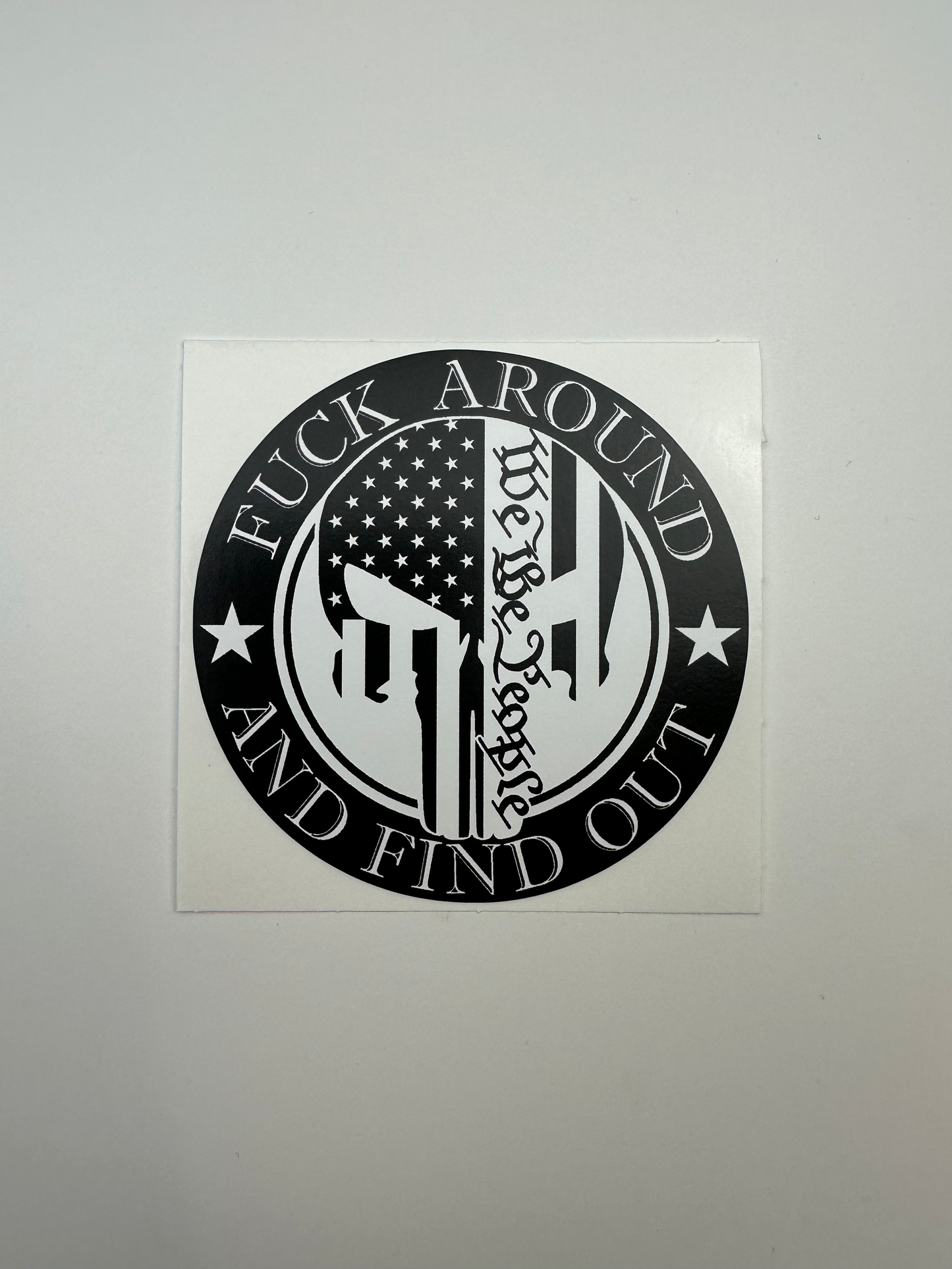 Punisher We The People Vinyl Decal