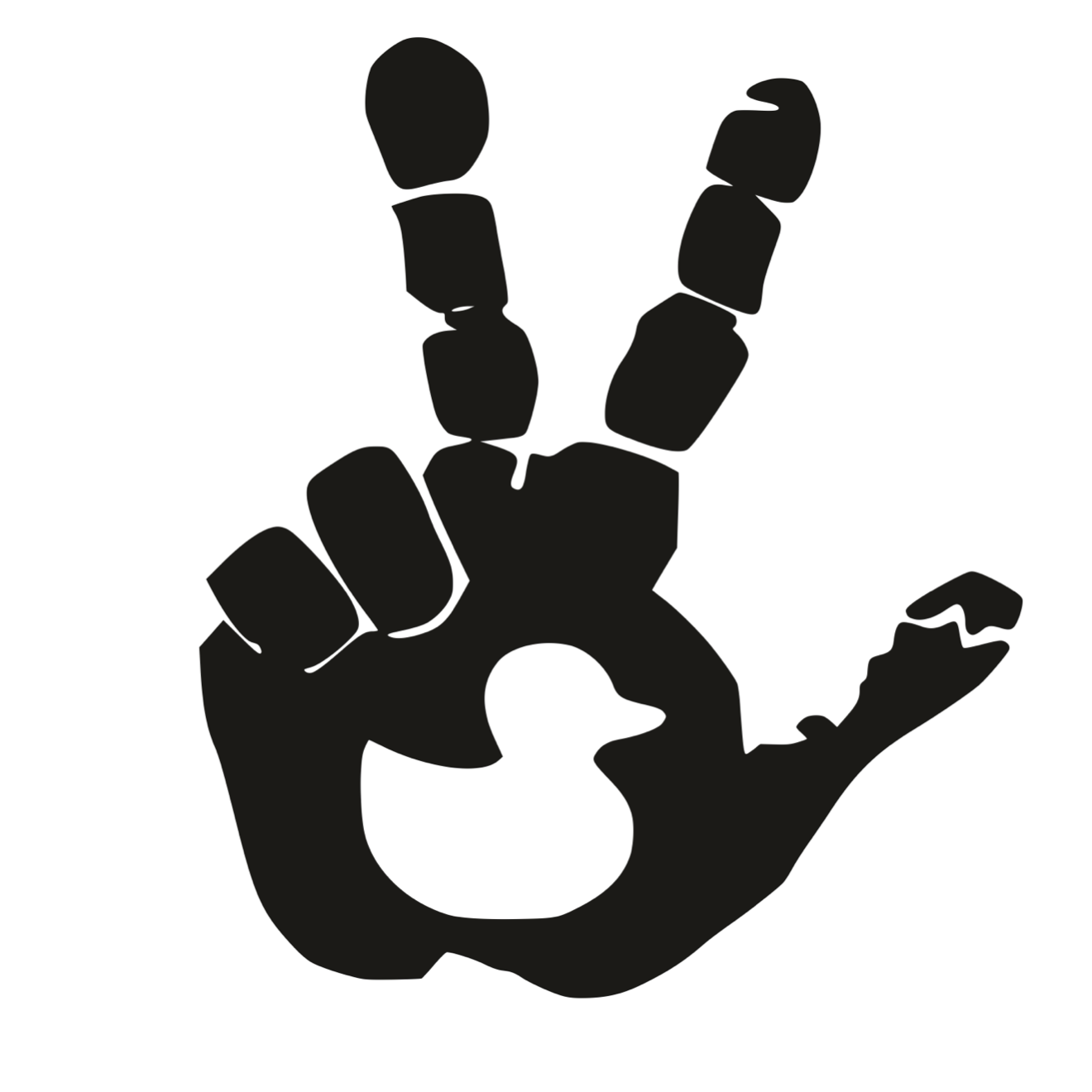 Set of Hand Wave Duck Wave Decals for Jeep Side Mirrors- Left & Right Wave decals