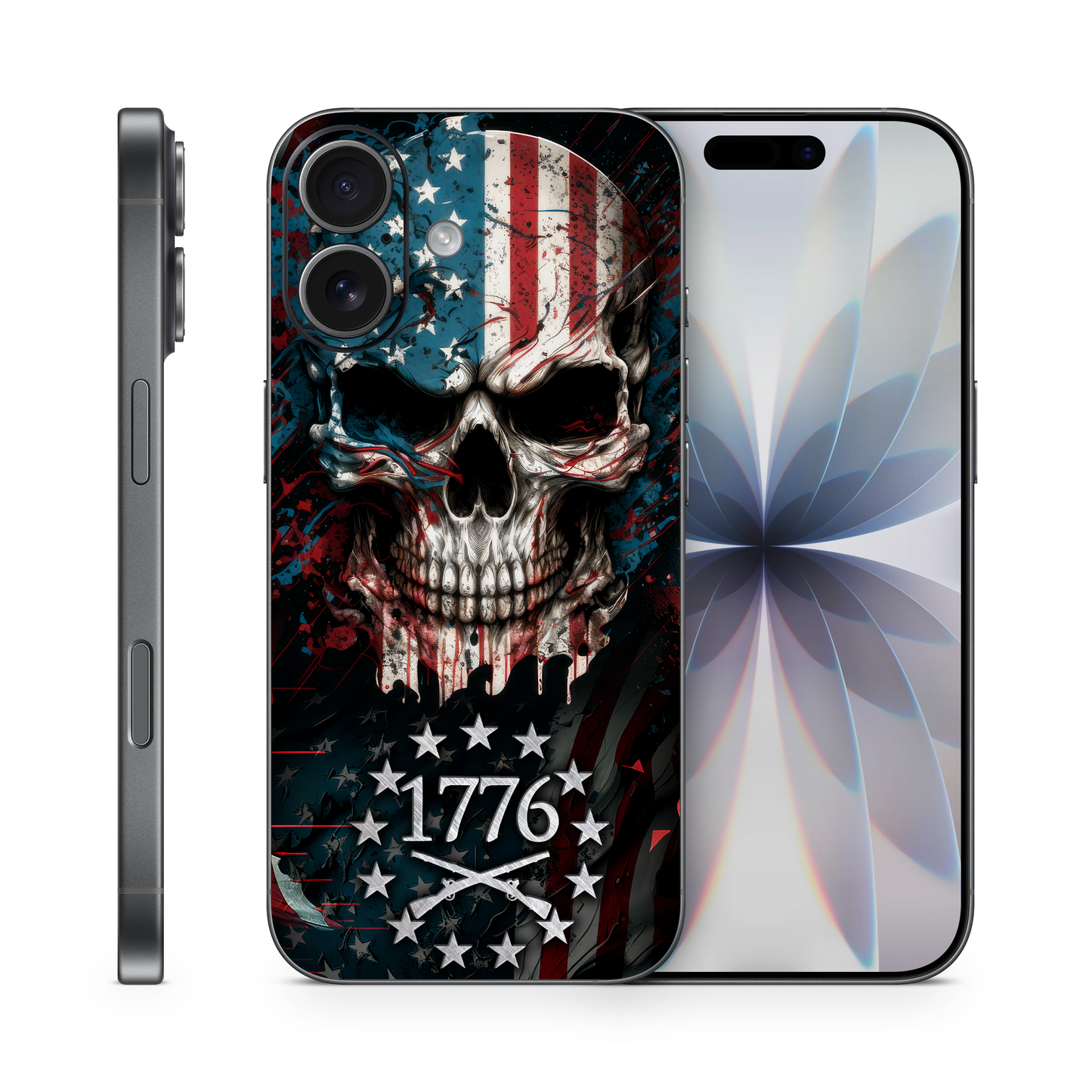 1776 American Flag iPhone Vinyl Skin Compatible With iPhone