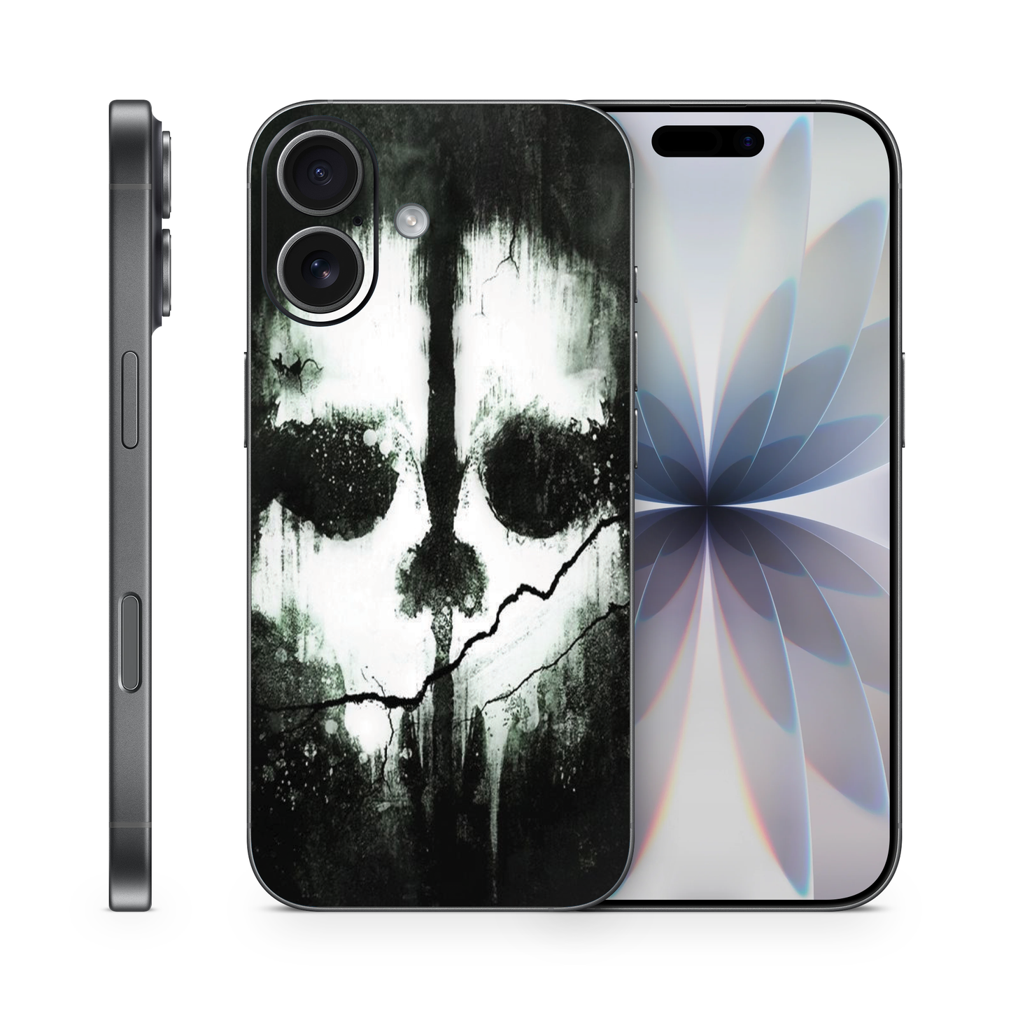 Ghost COD iPhone Vinyl Skin Compatible With iPhone