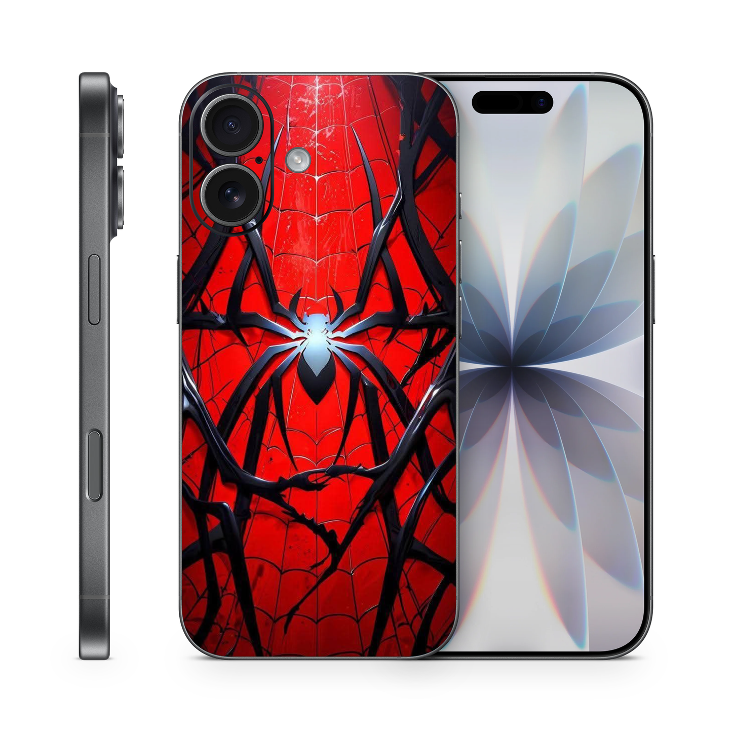 Spider web-slinging superhero Vinyl Wrap Skin Compatible with iPhone