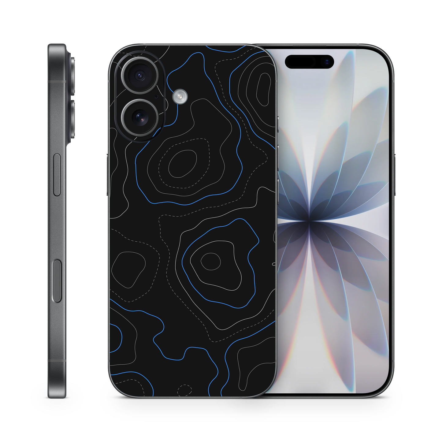 Topographic Phone Skins Compatible With Iphone