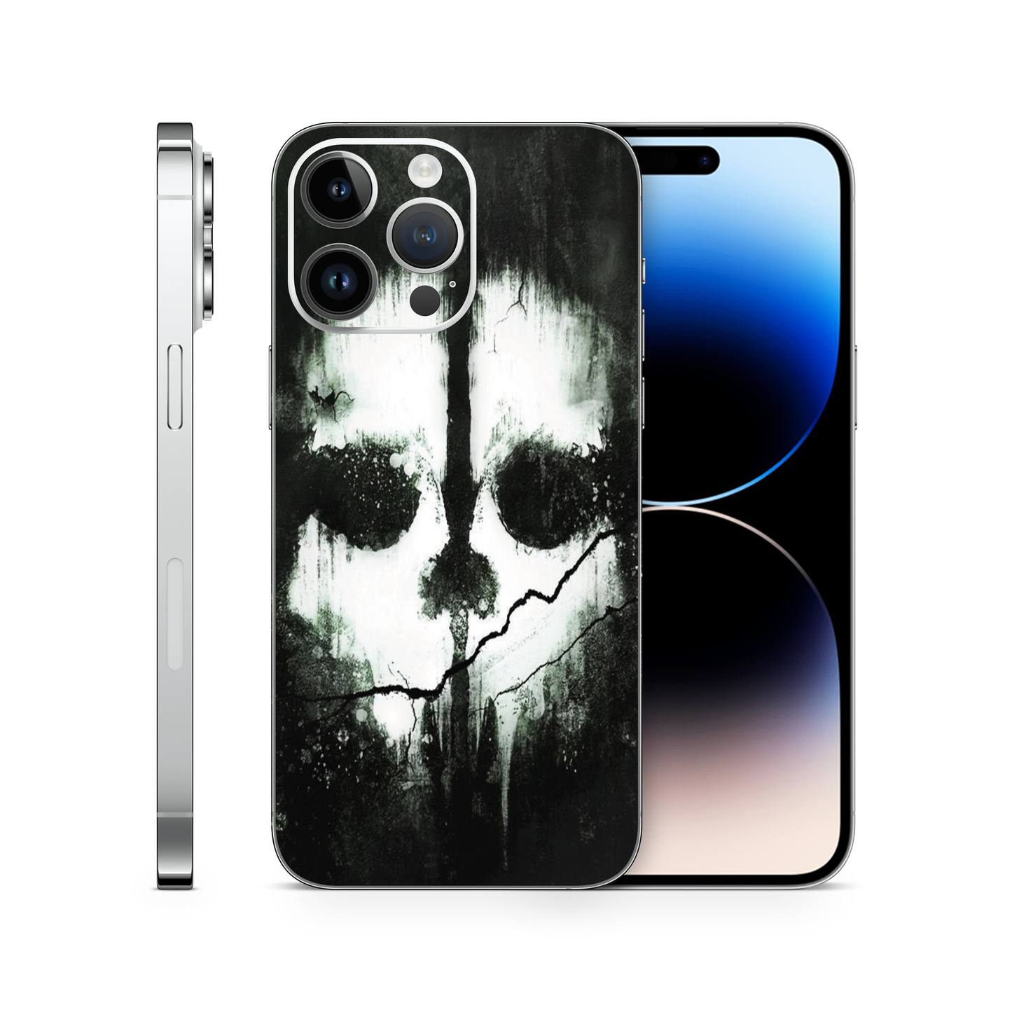 Ghost COD iPhone Vinyl Skin Compatible With iPhone