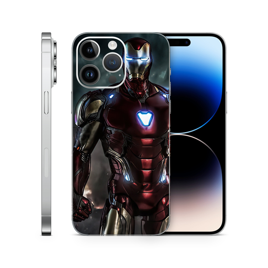 Vinyl Phone Skins Iron-Man Compatible With Iphone
