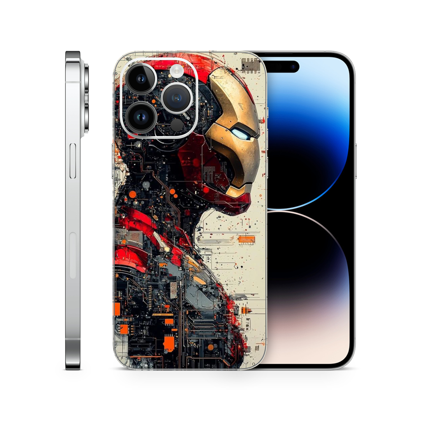 Iron Man iPhone Vinyl Skin Compatible With iPhone