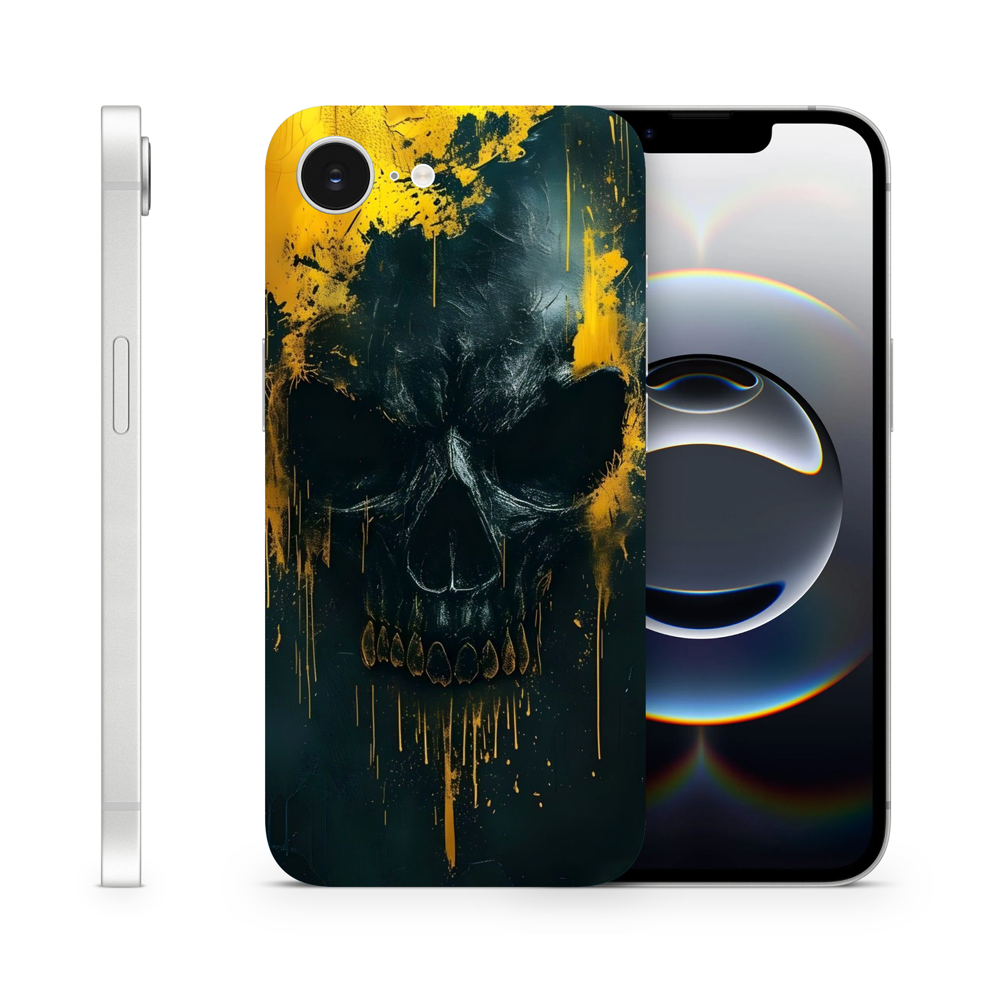 Dark Skull Phone Skins Compatible With Iphone