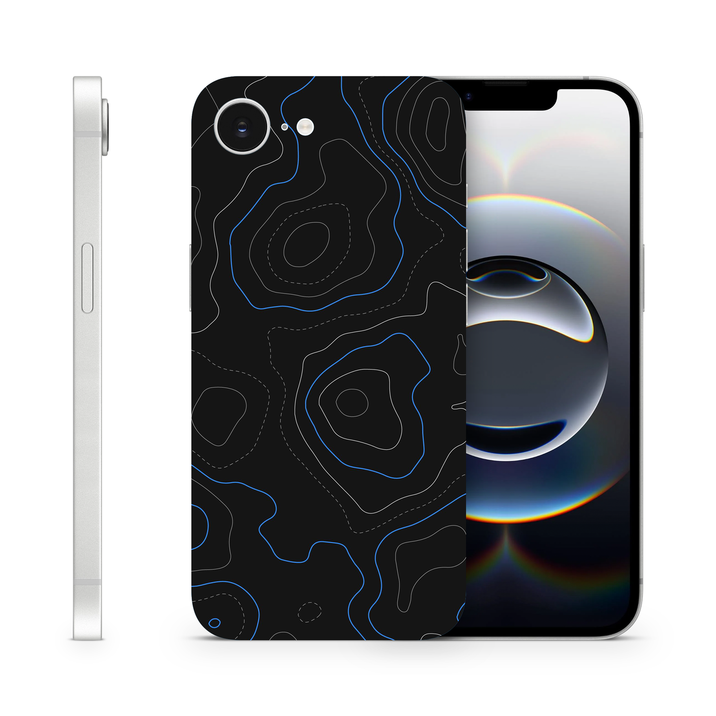 Topographic Phone Skins Compatible With Iphone