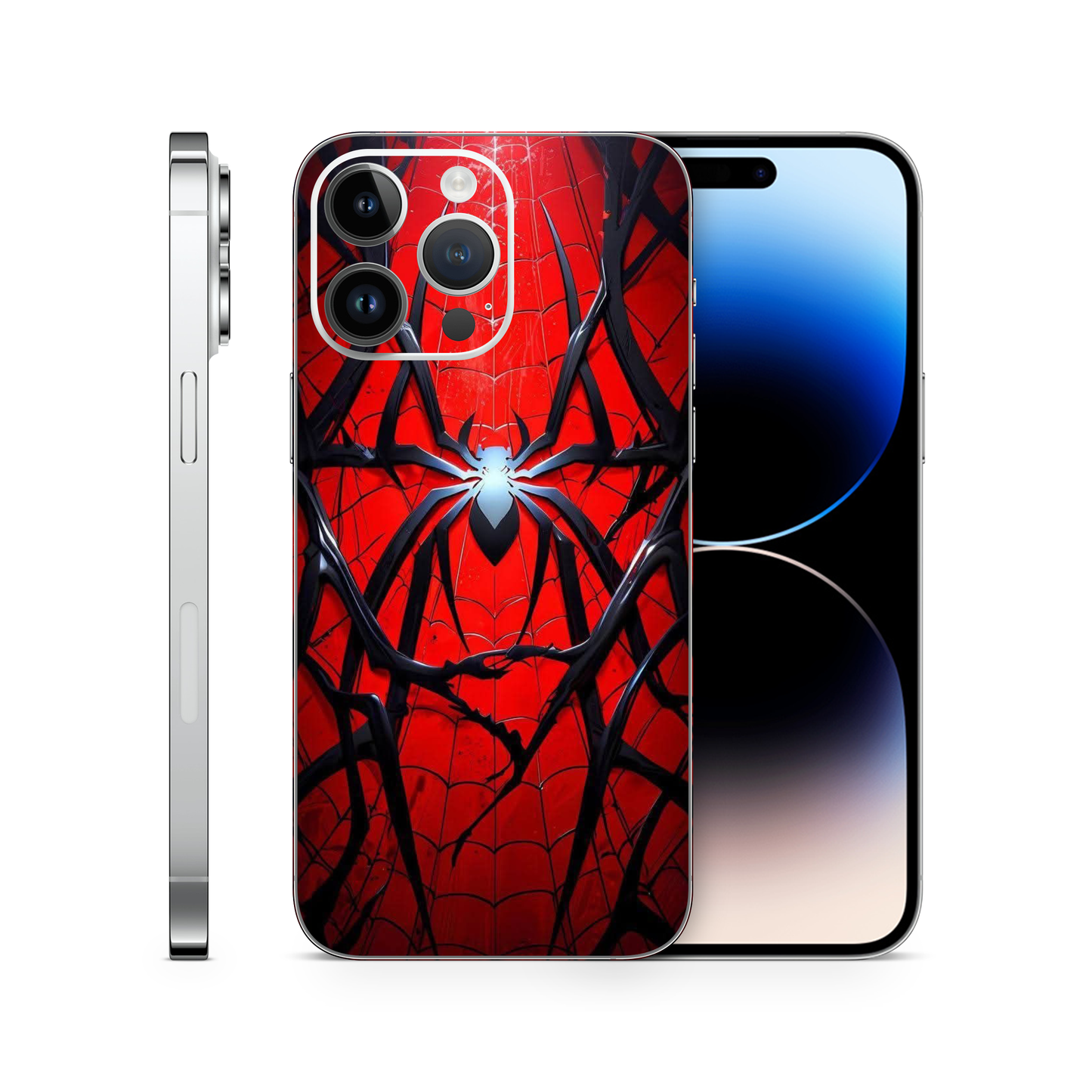 Spider web-slinging superhero Vinyl Wrap Skin Compatible with iPhone