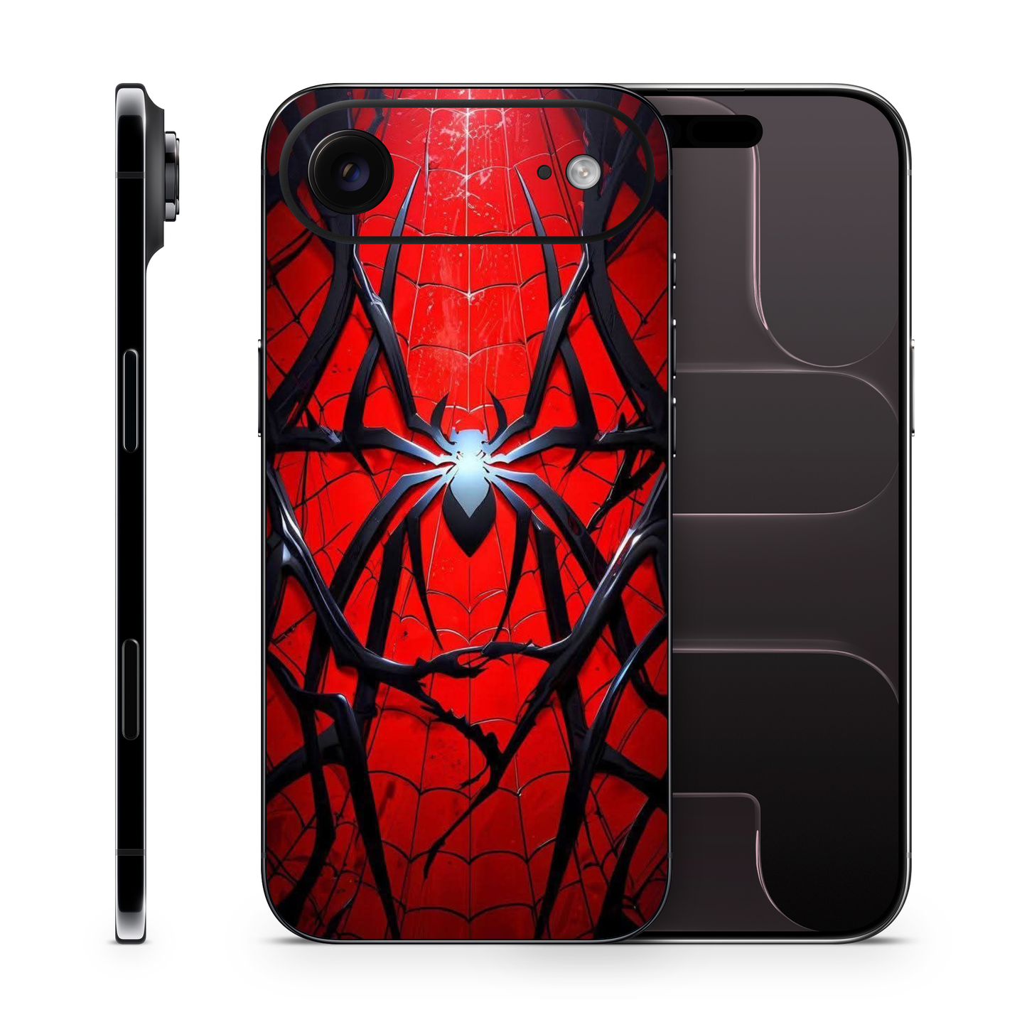Spider web-slinging superhero Vinyl Wrap Skin Compatible with iPhone