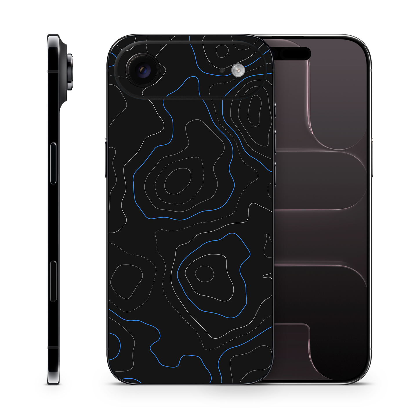 Topographic Phone Skins Compatible With Iphone