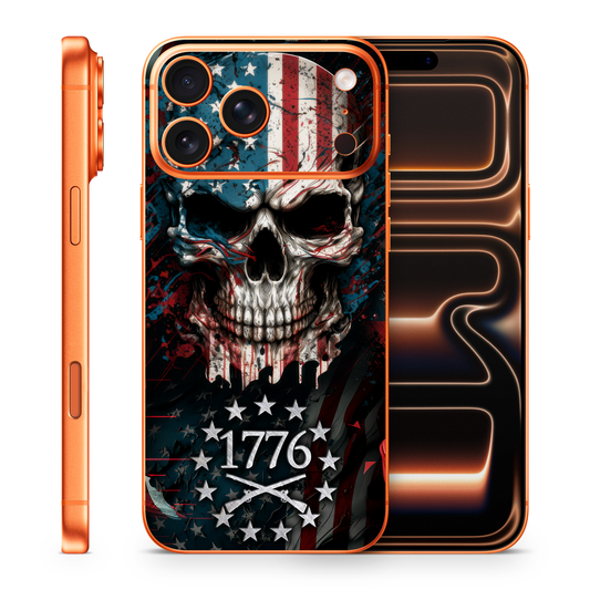 1776 American Flag iPhone Vinyl Skin Compatible With iPhone
