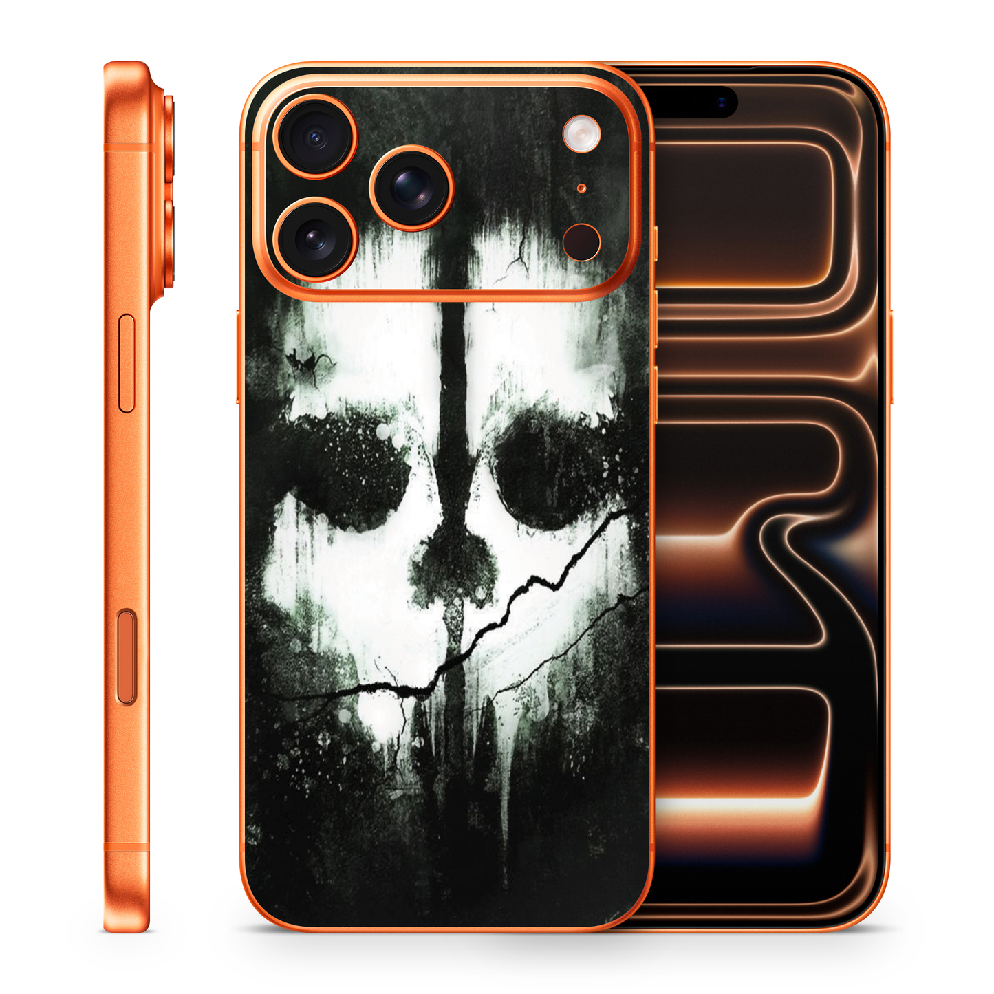 Ghost COD iPhone Vinyl Skin Compatible With iPhone
