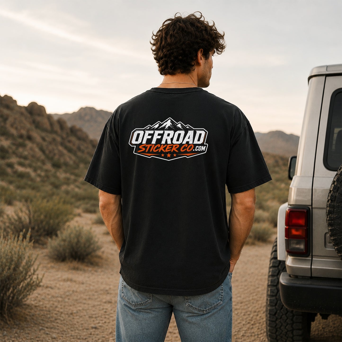 Offroad Sticker Co. Logo T-Shirt — Mountain Offroad Adventure Tee