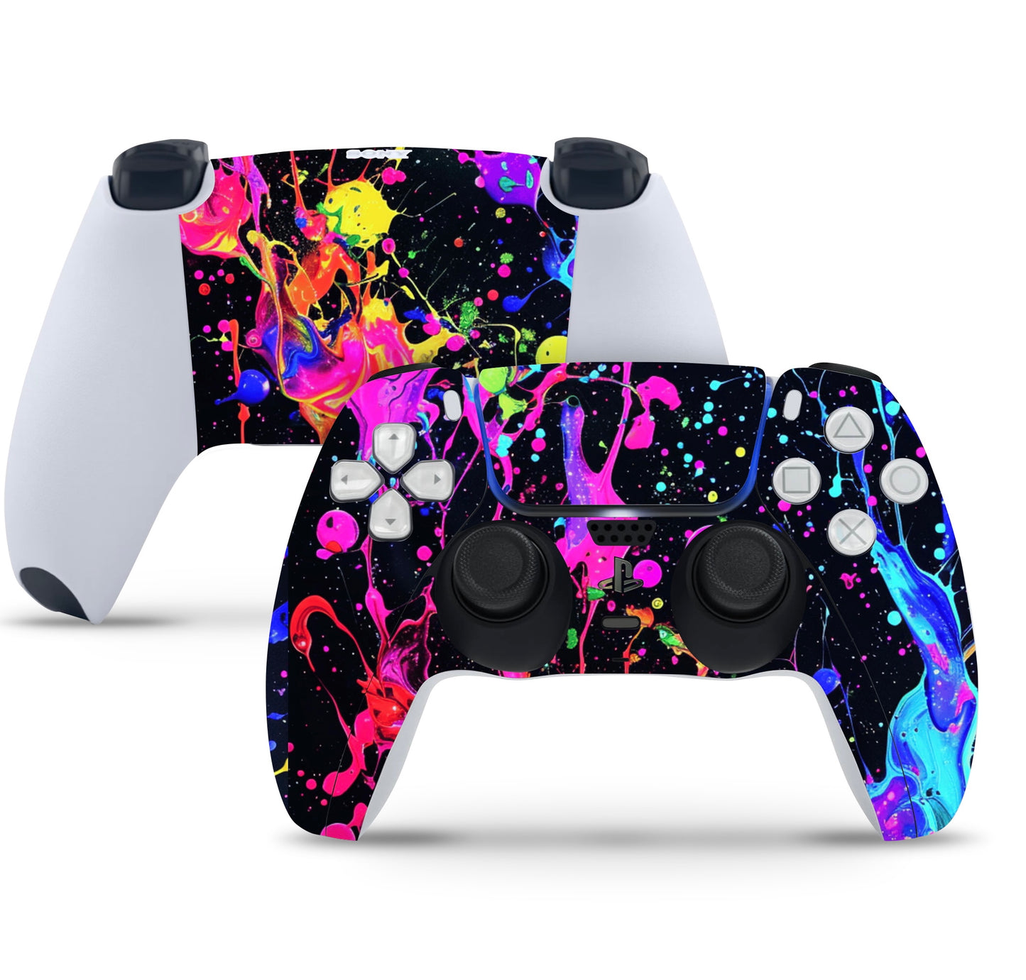 Vinyl Skins Neon Paint Compatible with PS5 Pro