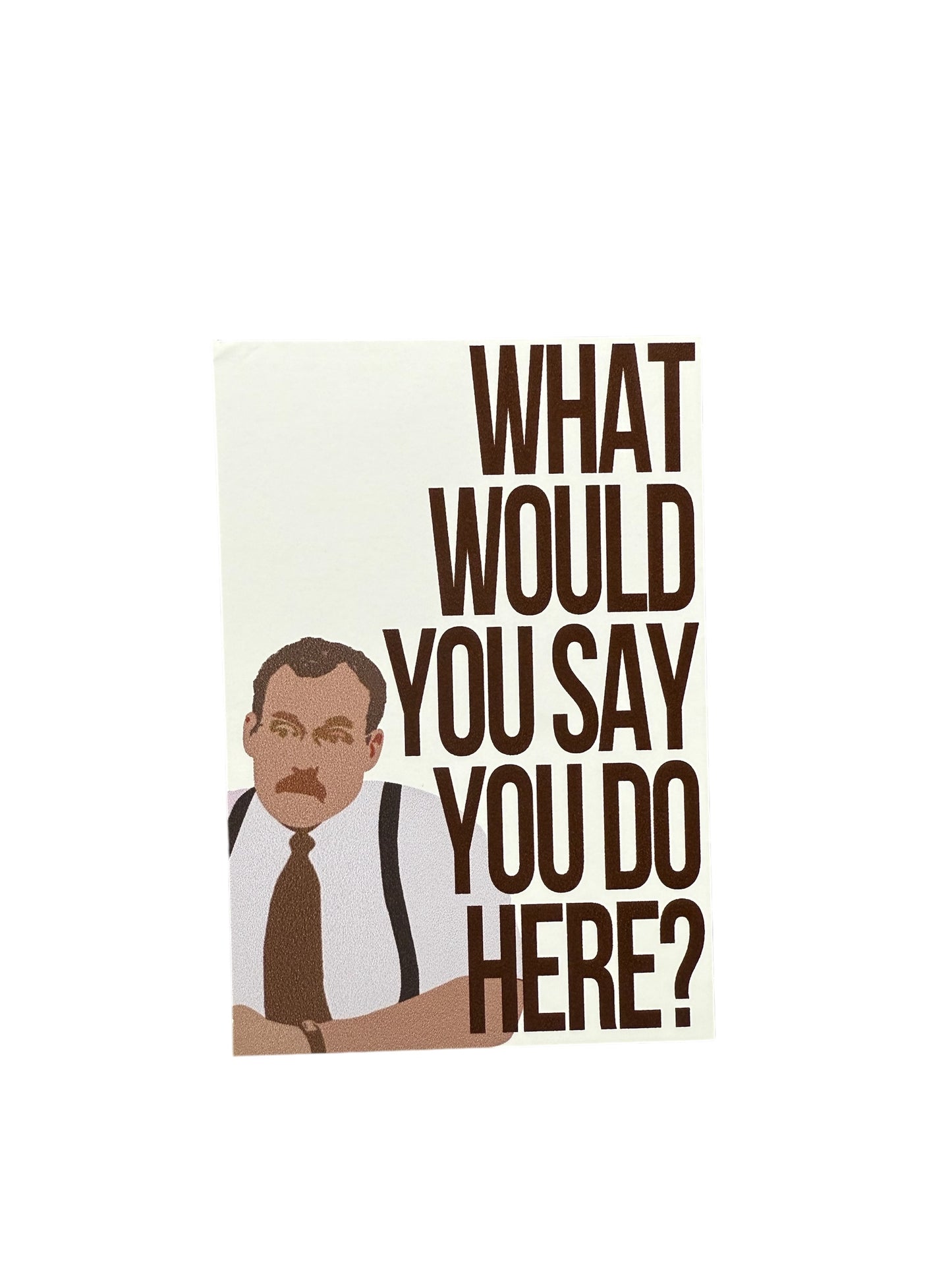 Office Space Funny Vinyl Decal