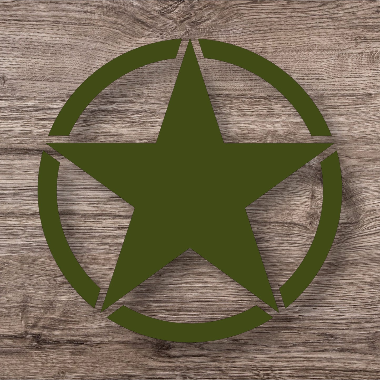Military Star Car & Truck Decals – Set of 2 | Heavy-Duty Off-Road Vinyl Stickers | Universal Fit for All Vehicles