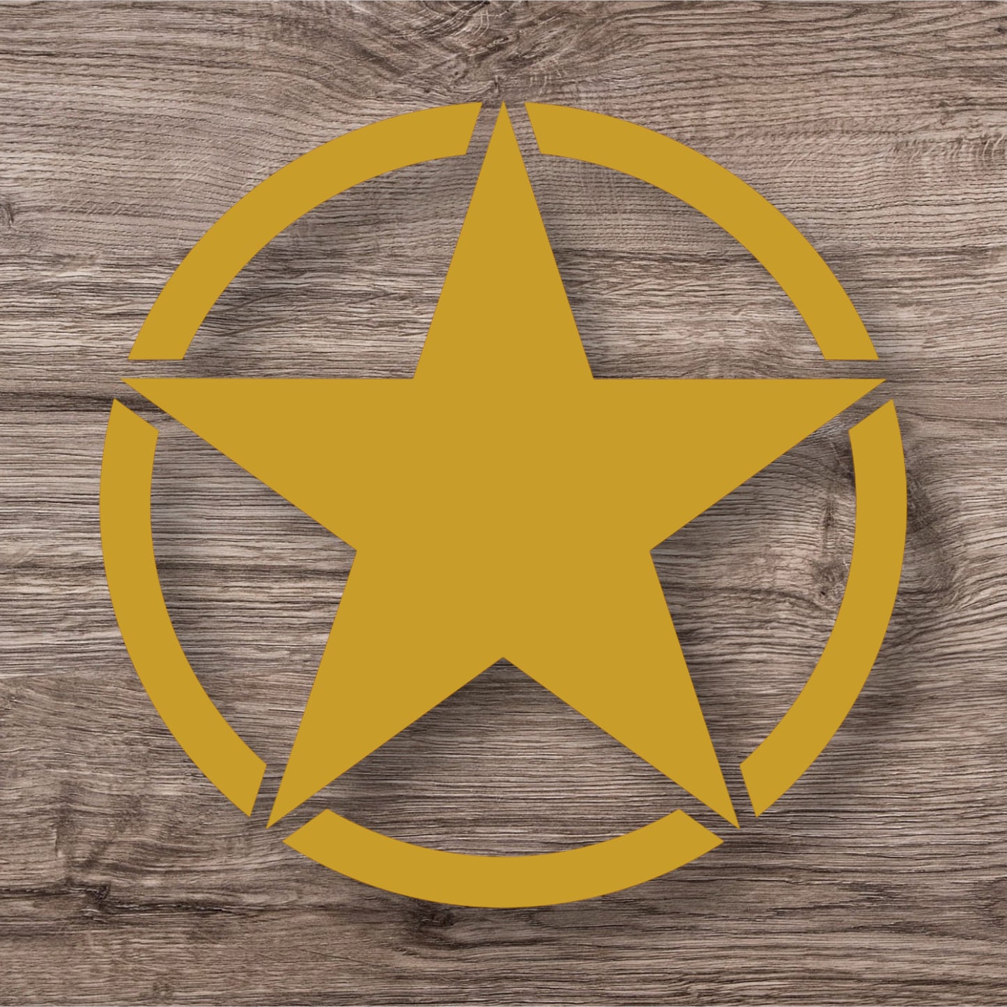 Military Star Car & Truck Decals – Set of 2 | Heavy-Duty Off-Road Vinyl Stickers | Universal Fit for All Vehicles