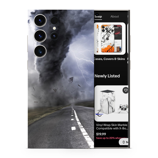 Samsung Galaxy Vinyl Skins Tornado